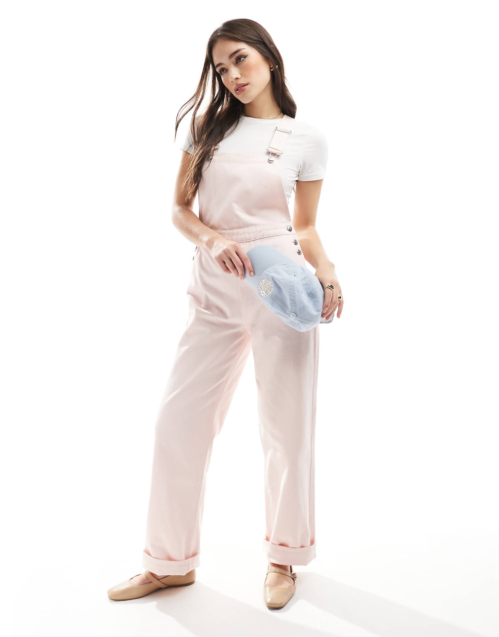 Джинсовый комбинезон Мисс Селфридж розового цвета 9790₽