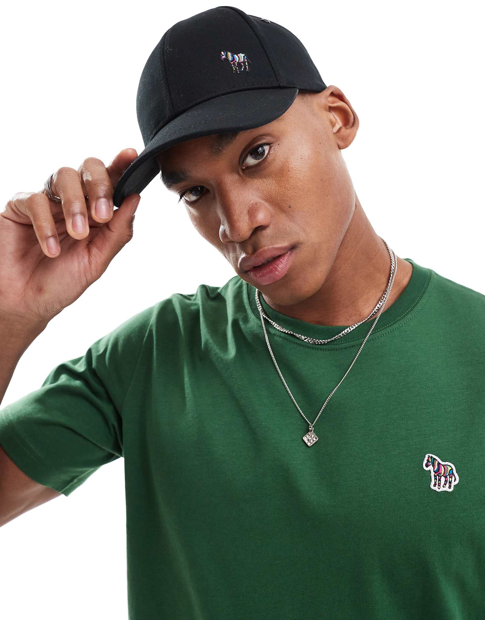 Кепка PS Paul Smith zebra черного цвета 10990₽