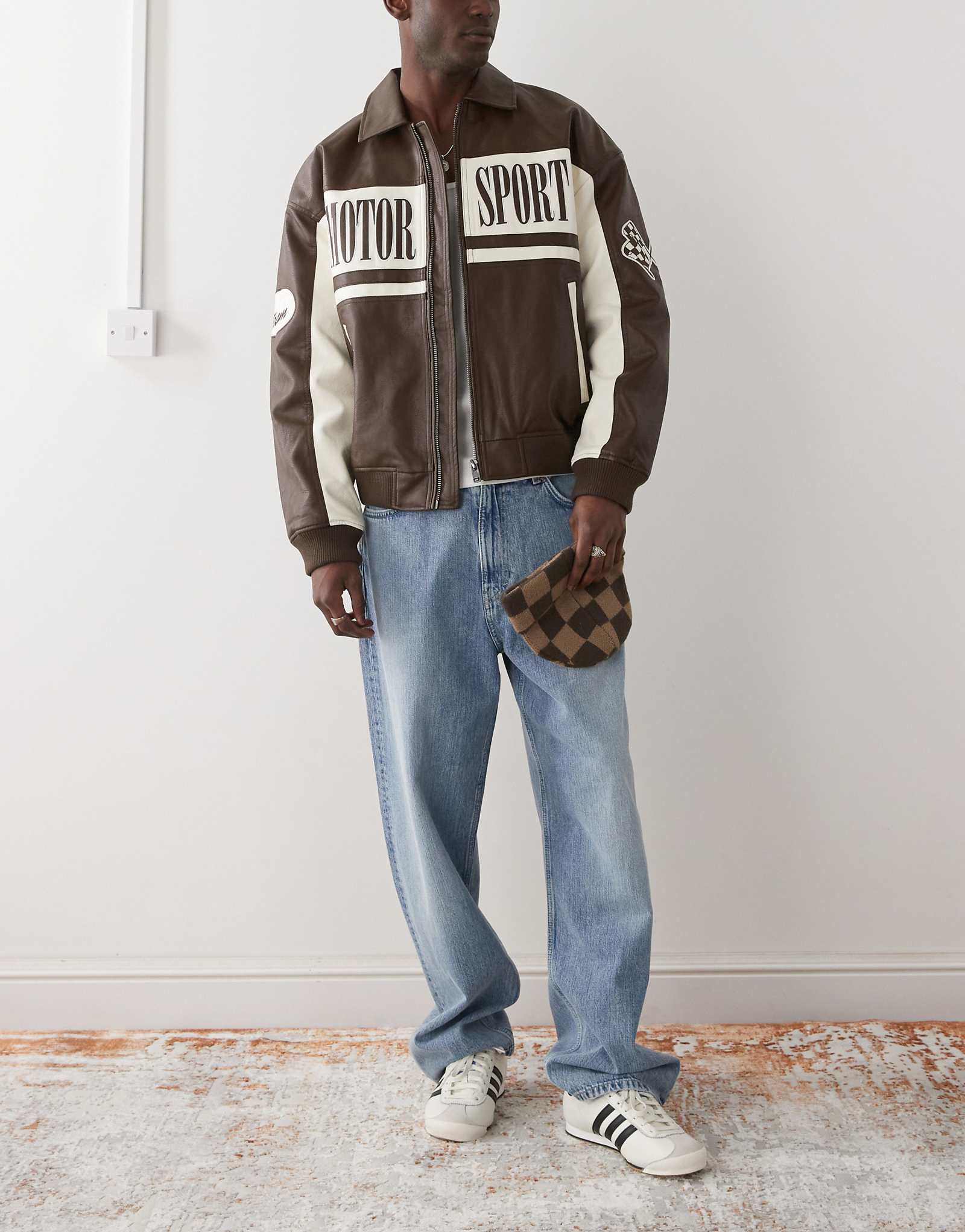 Свободные мешковатые джинсы Weekday Galaxy свободного кроя выцветшего синего цвета 10690₽