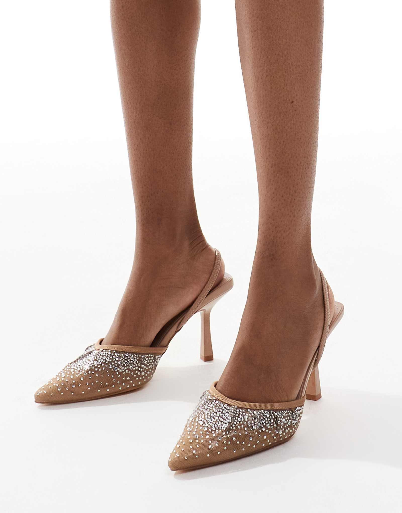 Босоножки на каблуке с декором SEQWL Salado