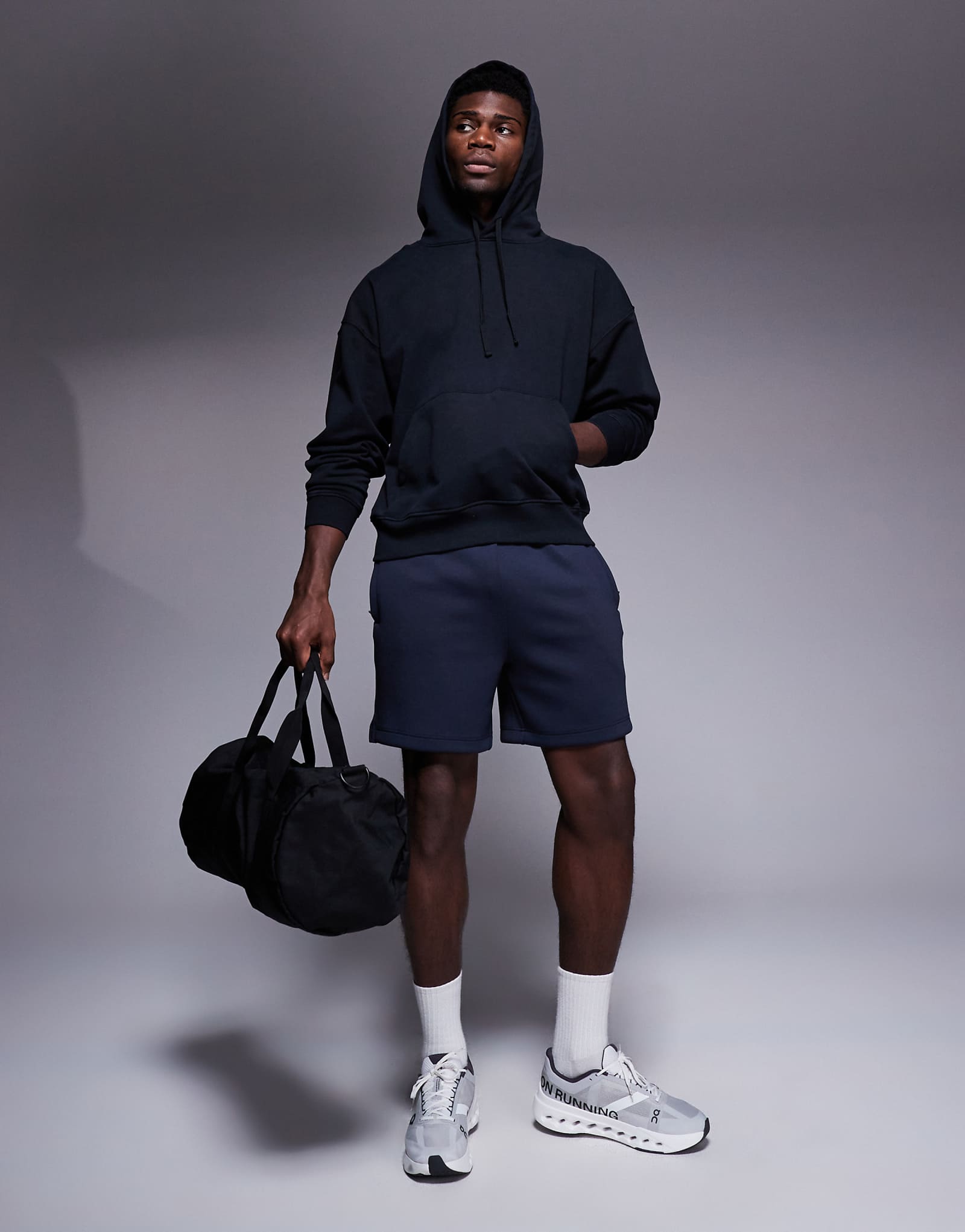 Быстросохнущая толстовка ASOS 4505 для тренировок в тяжелом весе черного цвета 8190₽