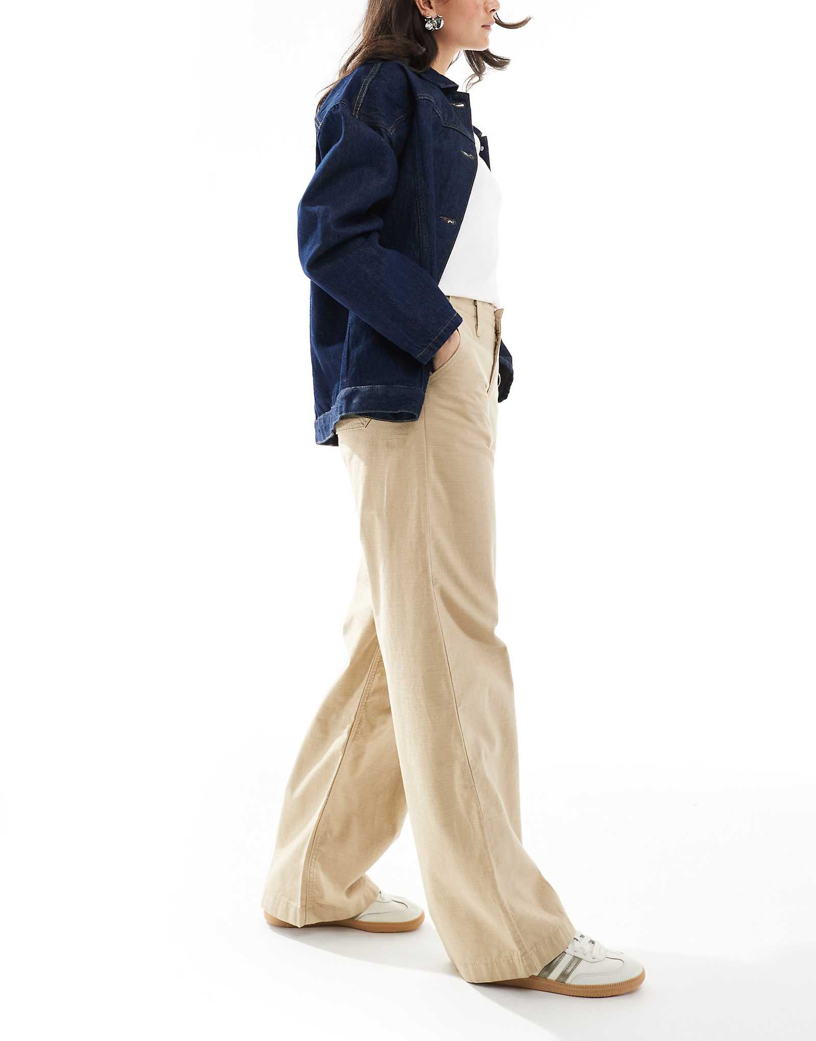 Прямые брюки Levis 90-х годов бежевого цвета 9590₽