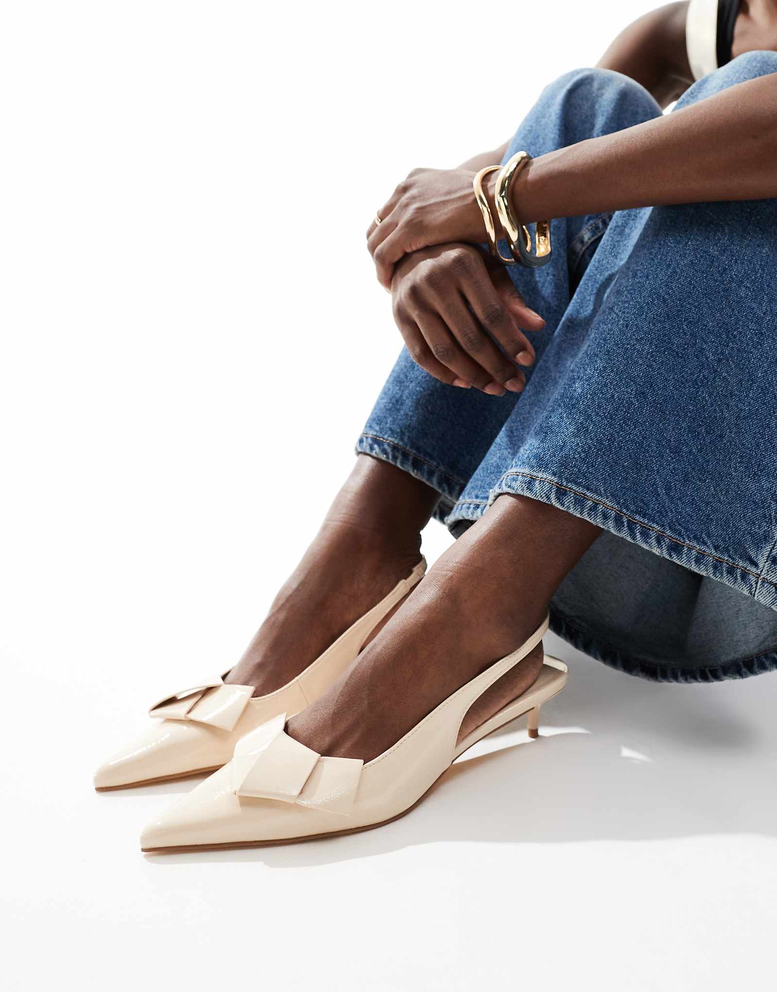 Лондон бантиком повстанцев строп назад пятки котенка в патентных крем 6590₽