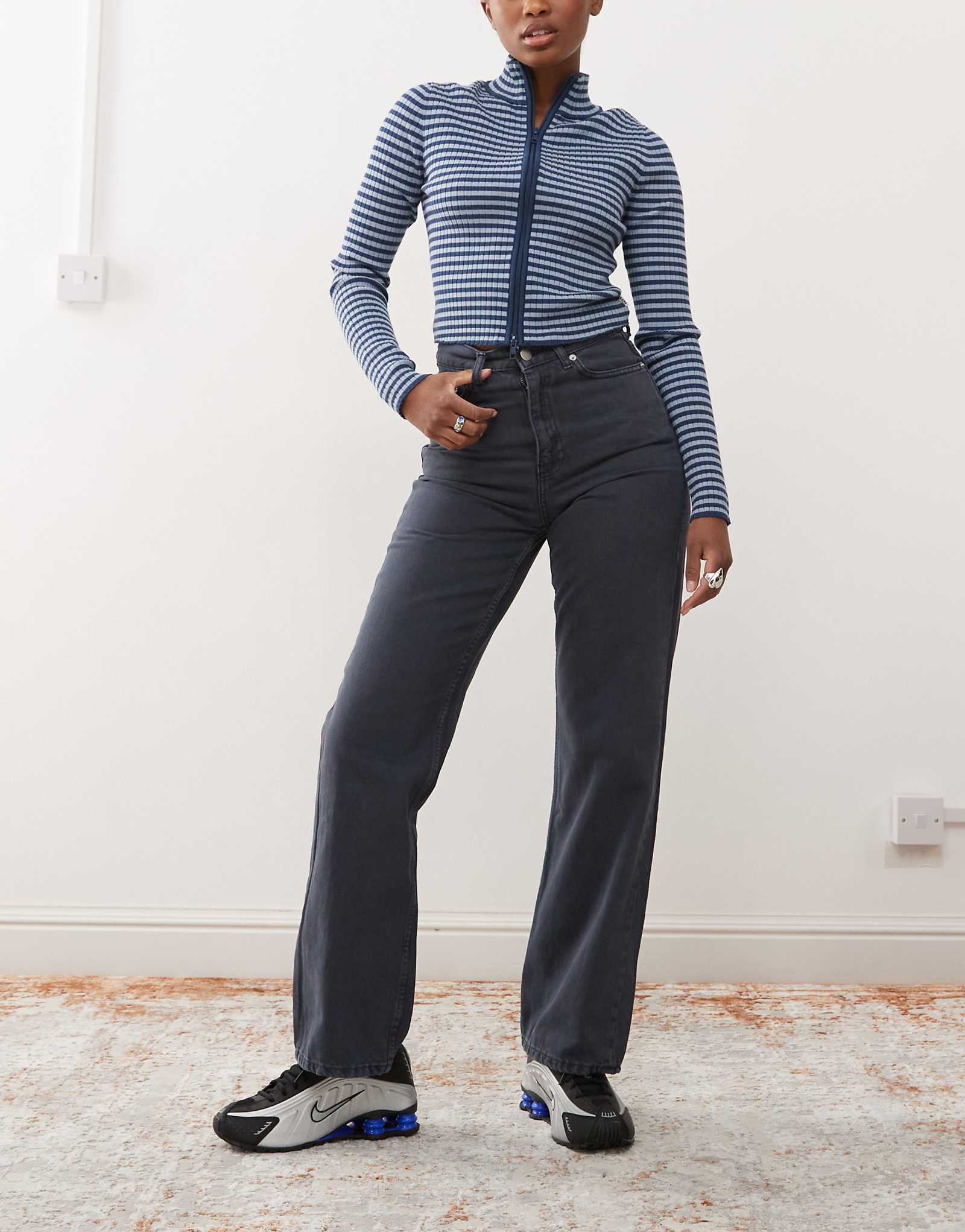 Джинсы с прямыми штанинами Dr Denim Echo темно-синего цвета