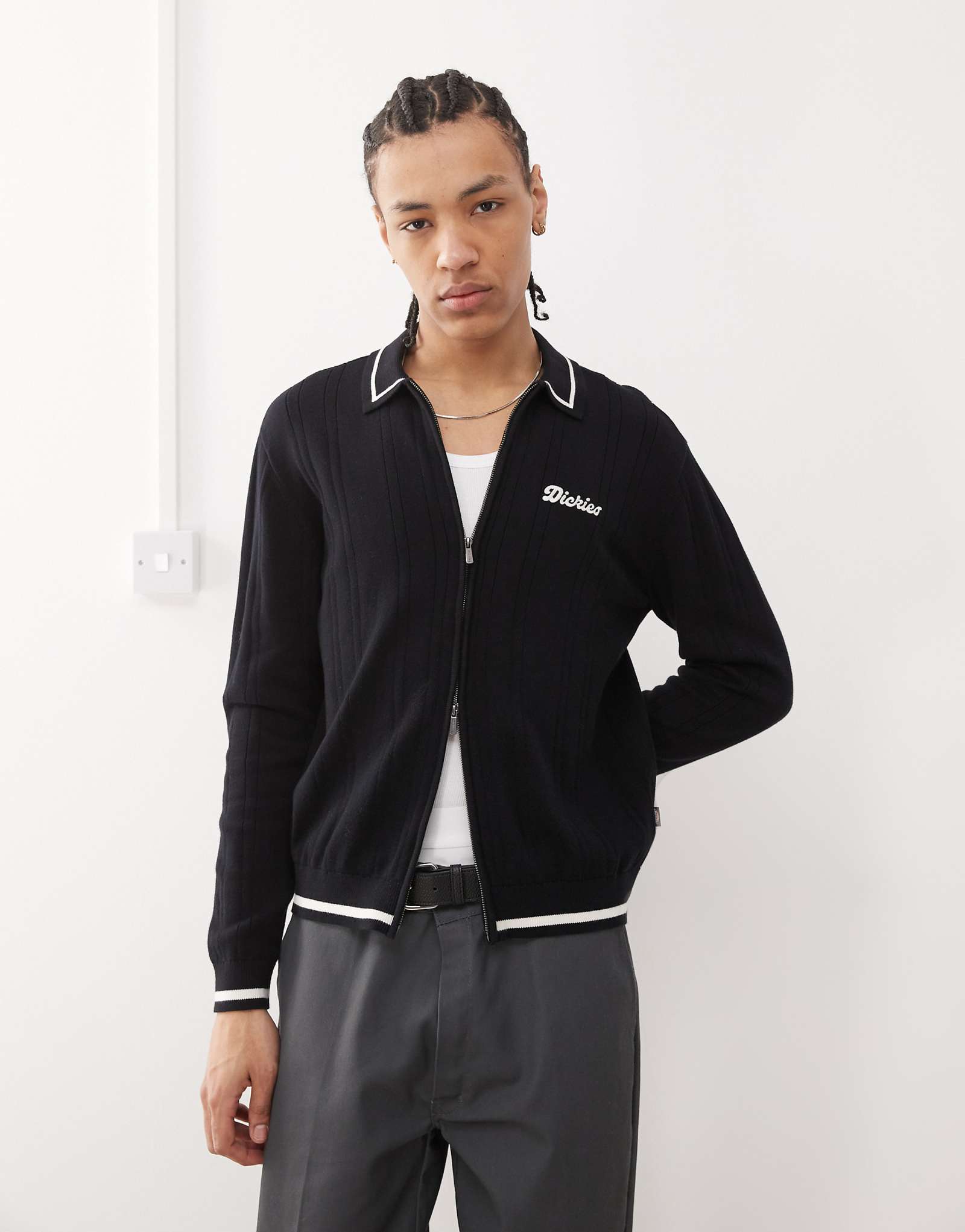 Кардиган от Dickies Lewistown черного цвета 11390₽