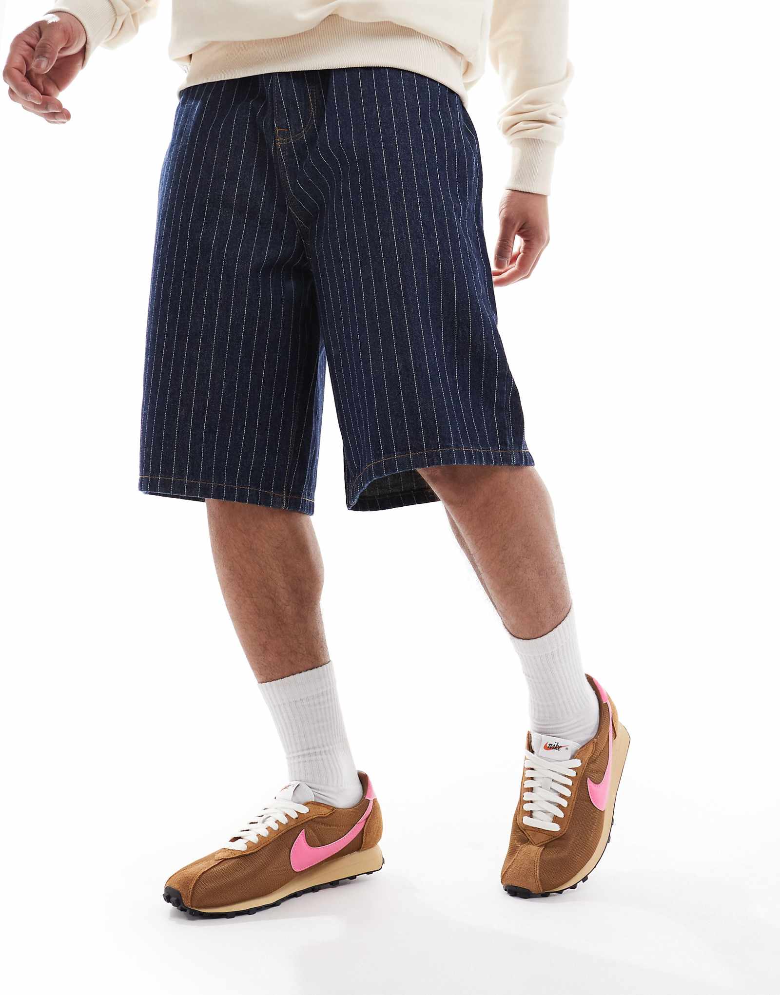 Кроссовки Nike LD-1000 коричневого и фиолетового цветов 13290₽