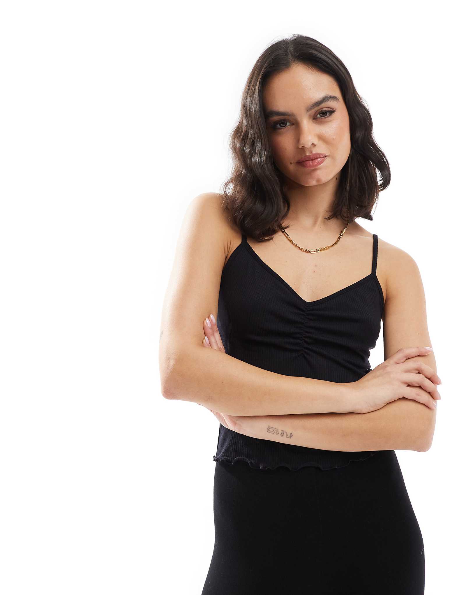 Детский топ с замком JJXX черного цвета 2190₽