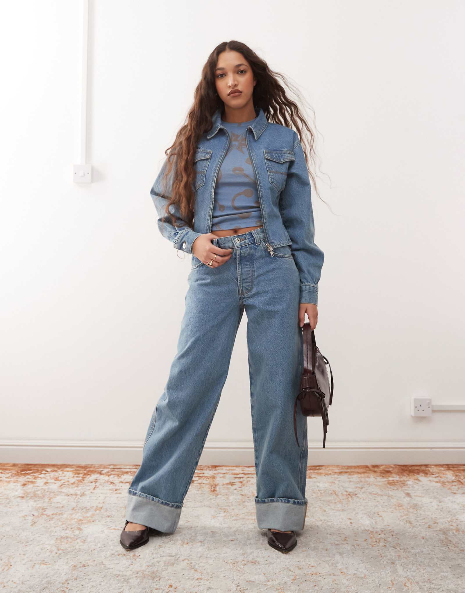 Мешковатые джинсы COLLUSION от midwash - часть комплекта 5690₽