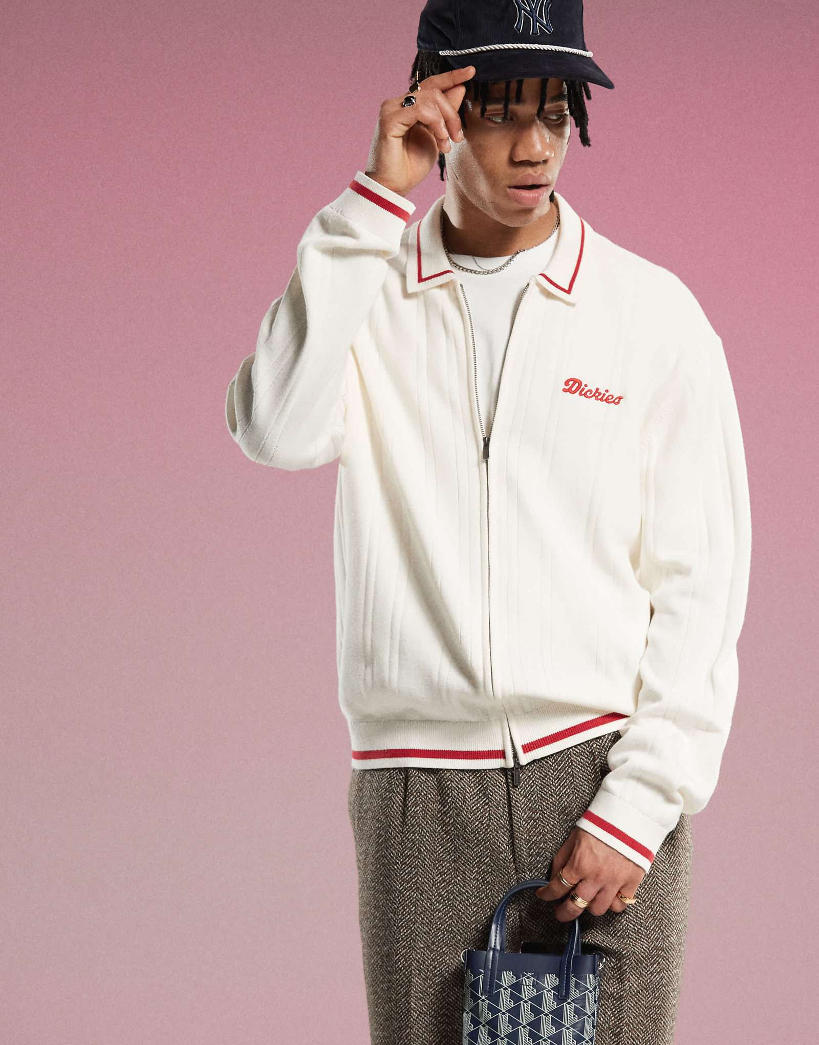 Кардиган от Dickies Lewistown кремового цвета 14690₽