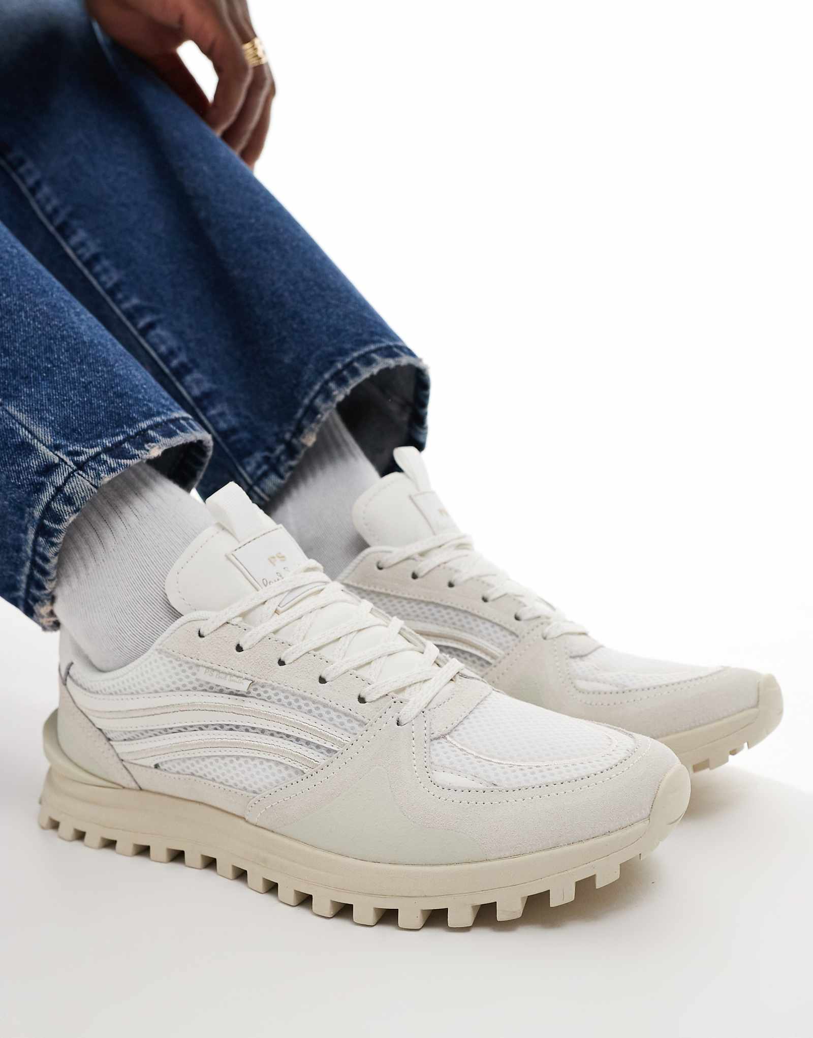 Кроссовки PS Paul Smith marino белого цвета