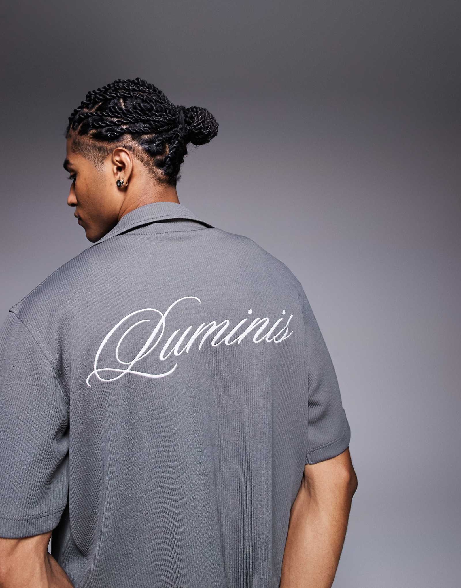 River Island luminis поверх рубашки серого цвета 8290₽