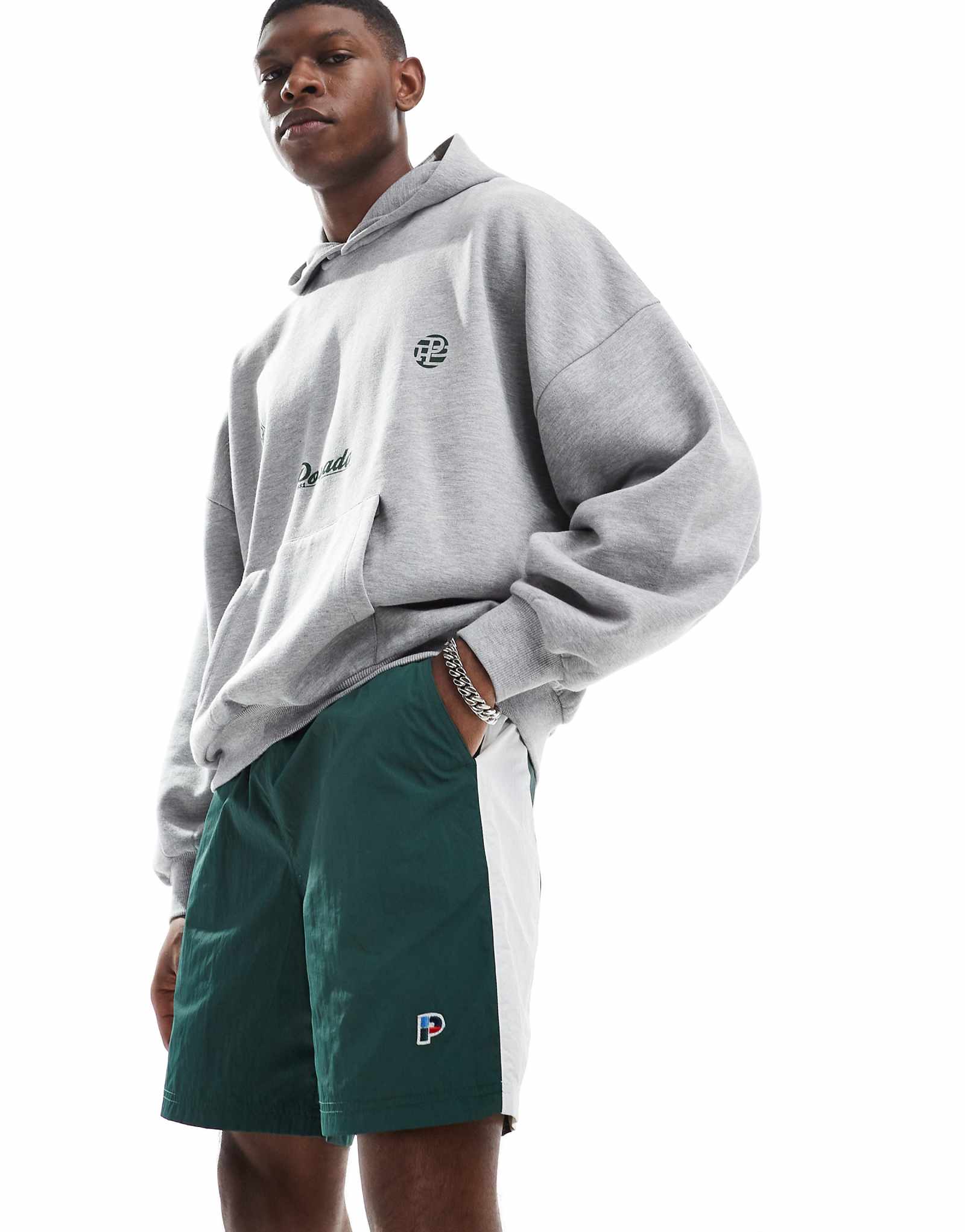 Шорты с завязками Parlez Seward зеленого цвета