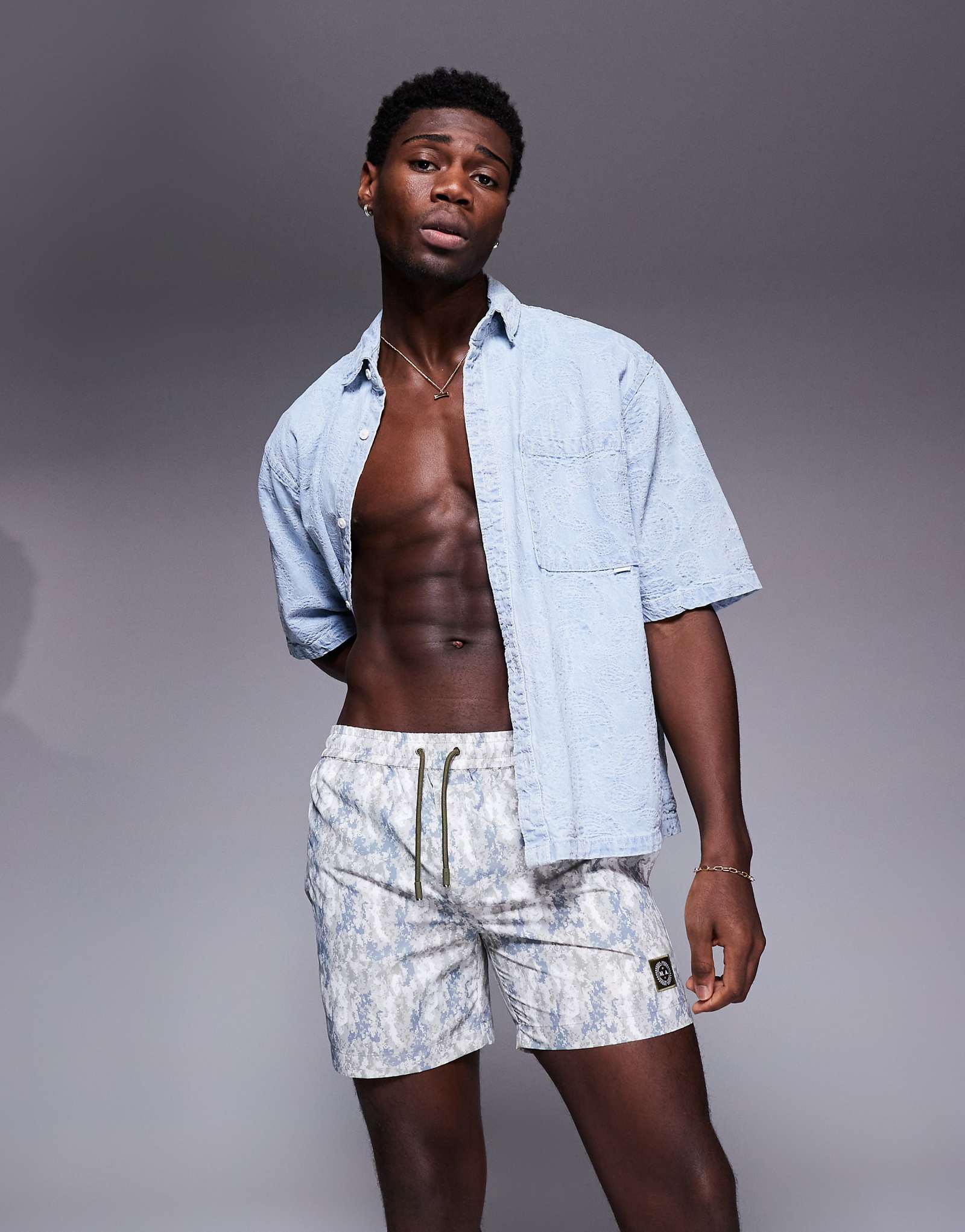 Плавки Marshall Artist с выцветшим камуфляжным принтом в нескольких цветах