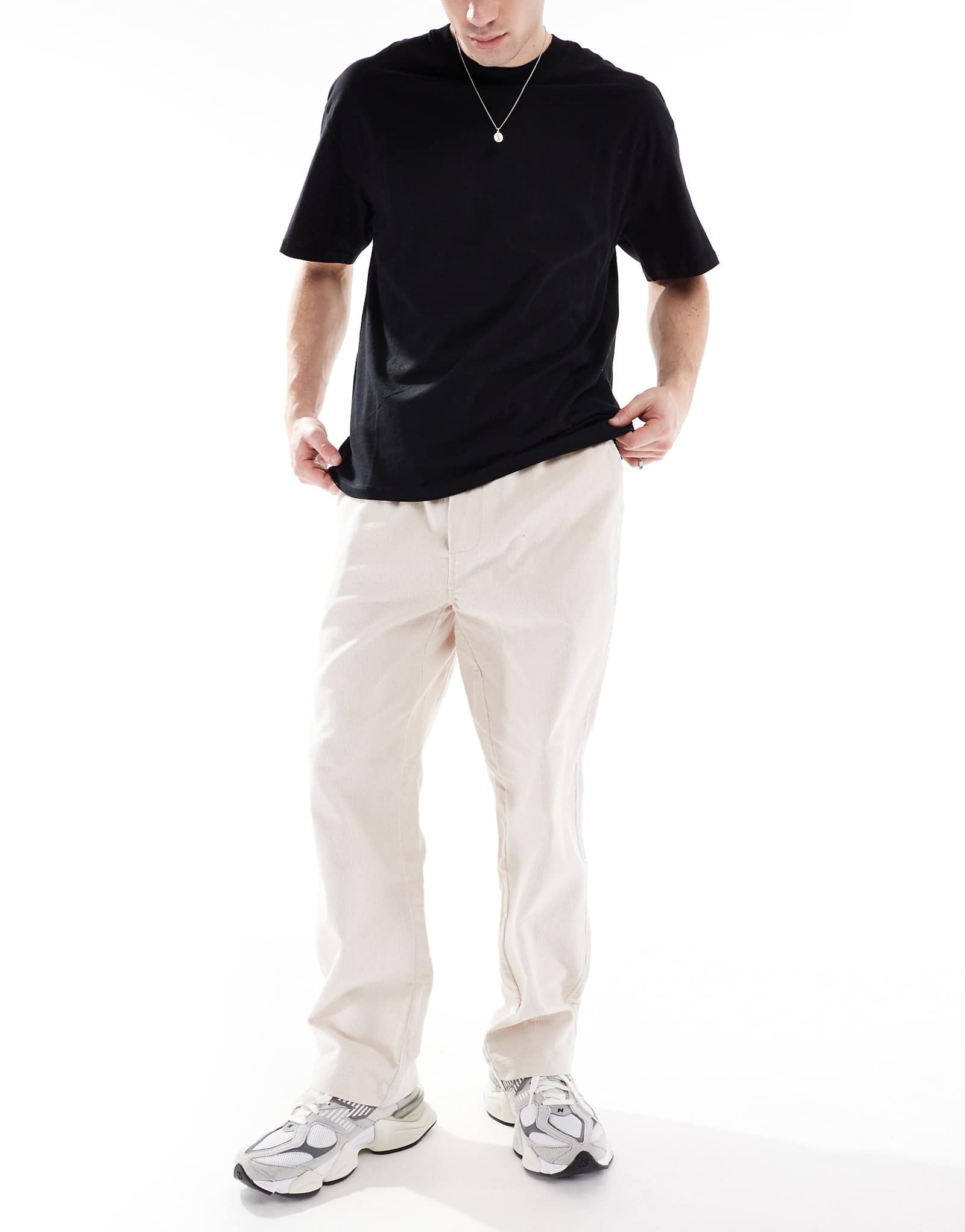 Вельветовые брюки Parlez Alvada бежевого цвета