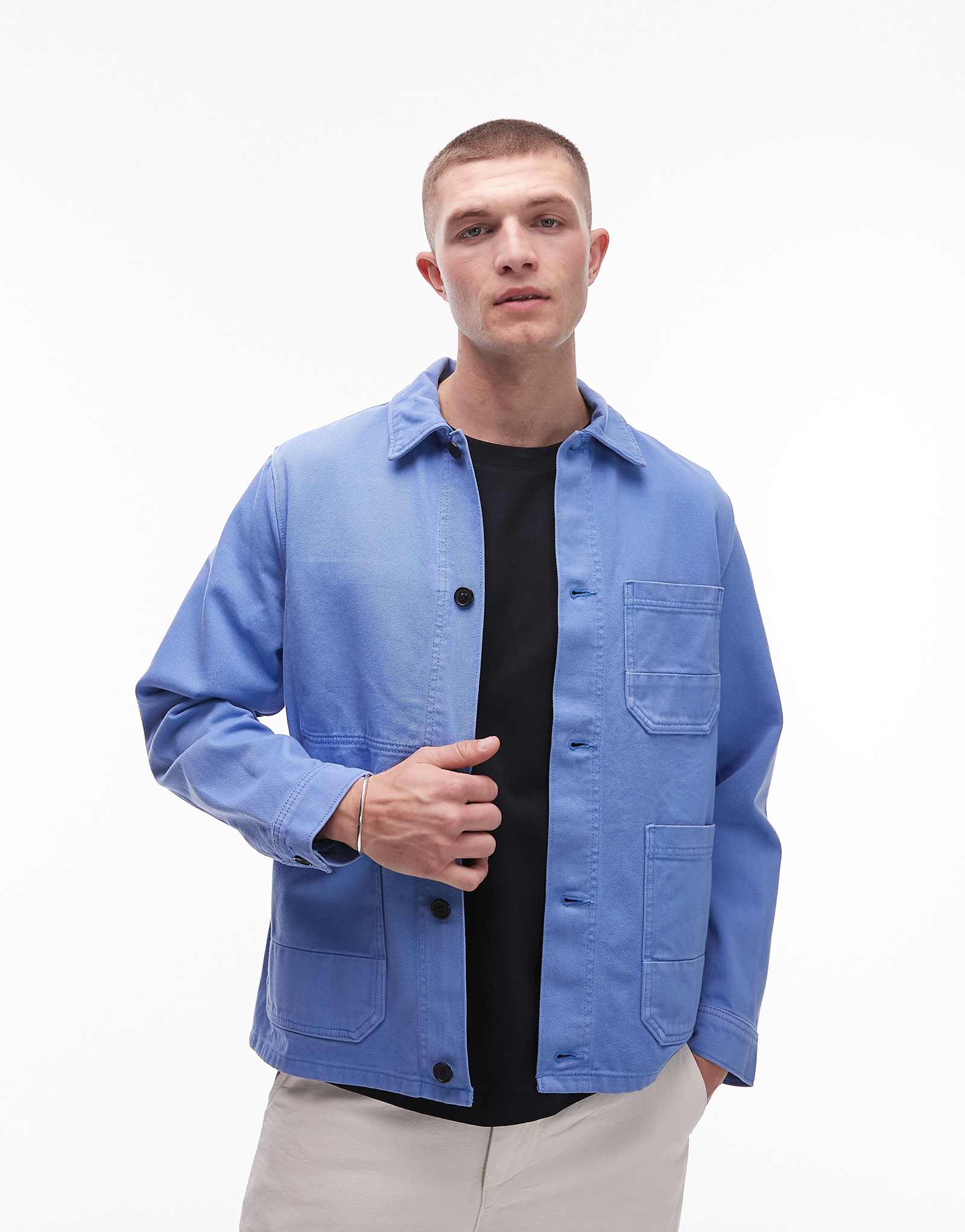 Ярко-синяя саржевая сережка АРКЕТ с перекрашиванием 24490₽