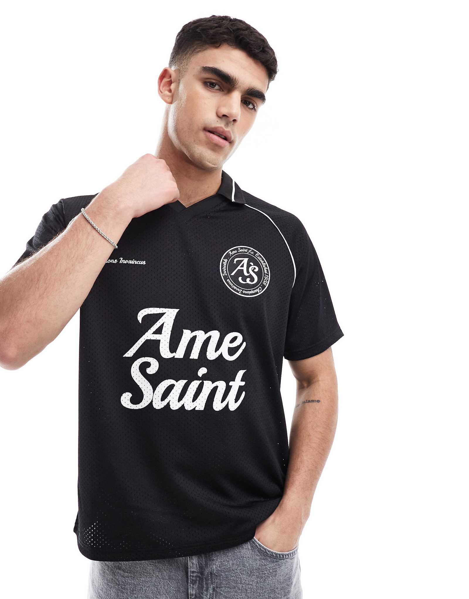 Спортивный топ-поло River Island черного цвета 10990₽