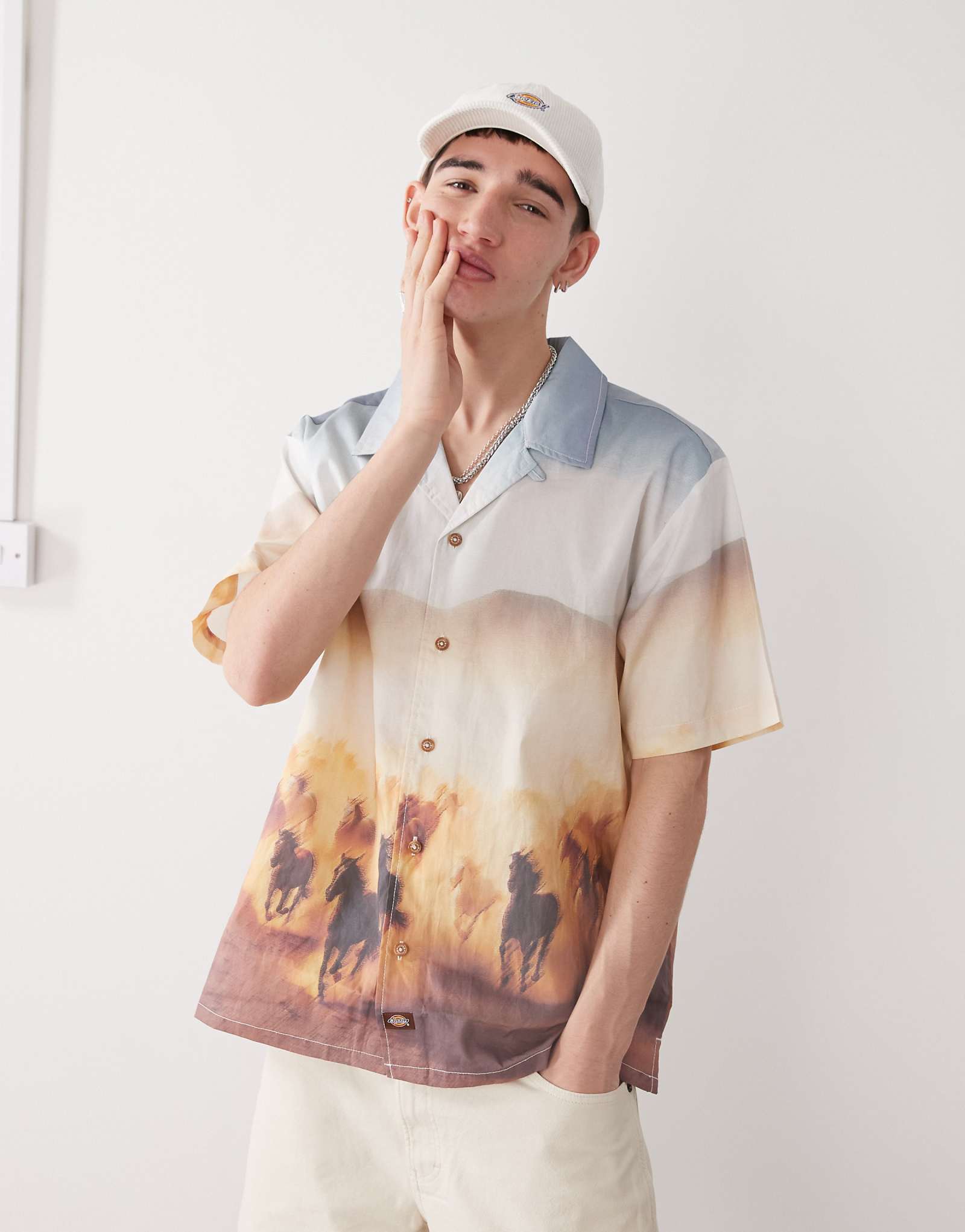 Рубашка Dickies Running Wild на пуговицах из нескольких цветов 8390₽