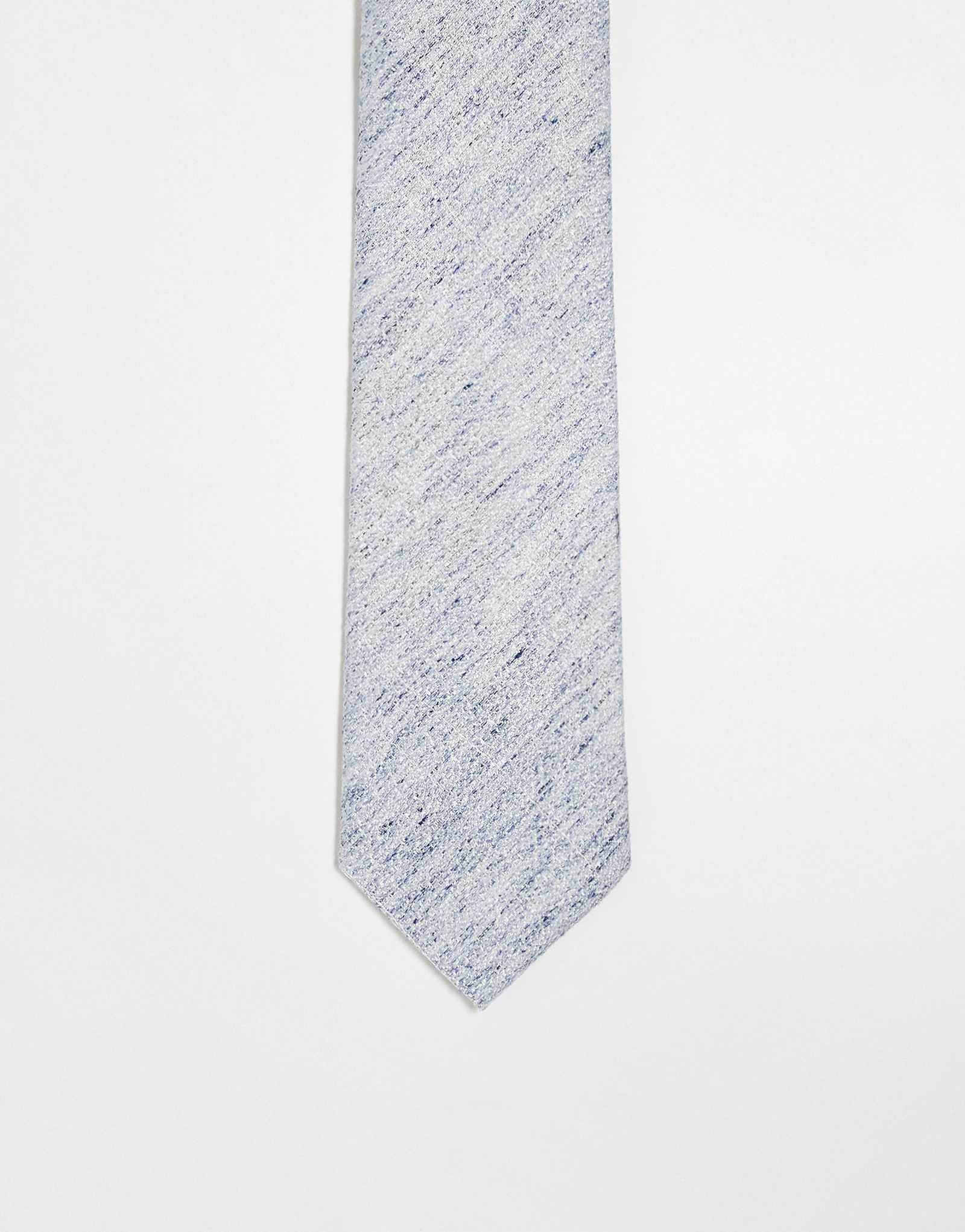 Галстук с текстурой slub от ASOS DESIGN синего цвета 2090₽