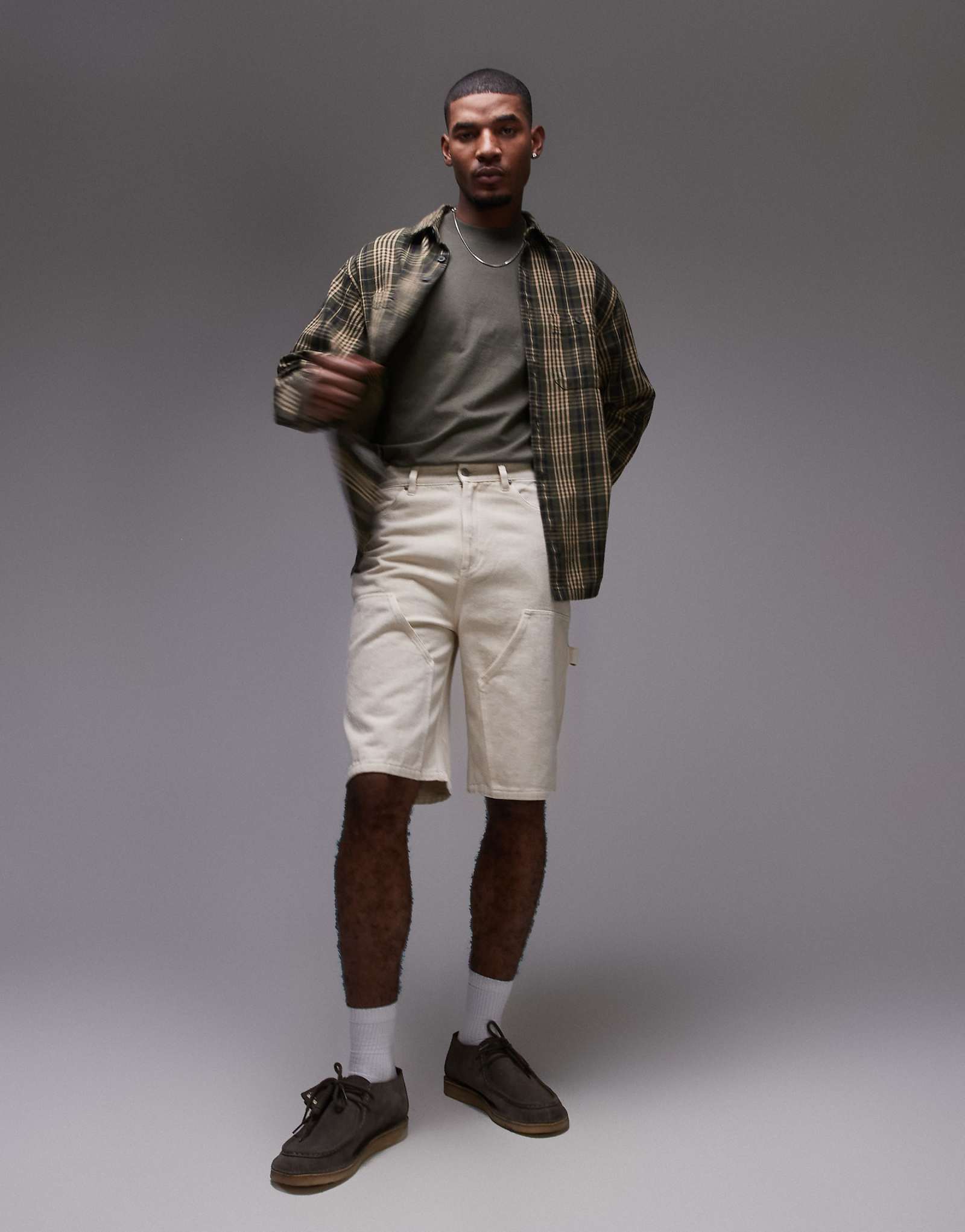 Короткометражный плотник Topman в светло-коричневом цвете 4290₽