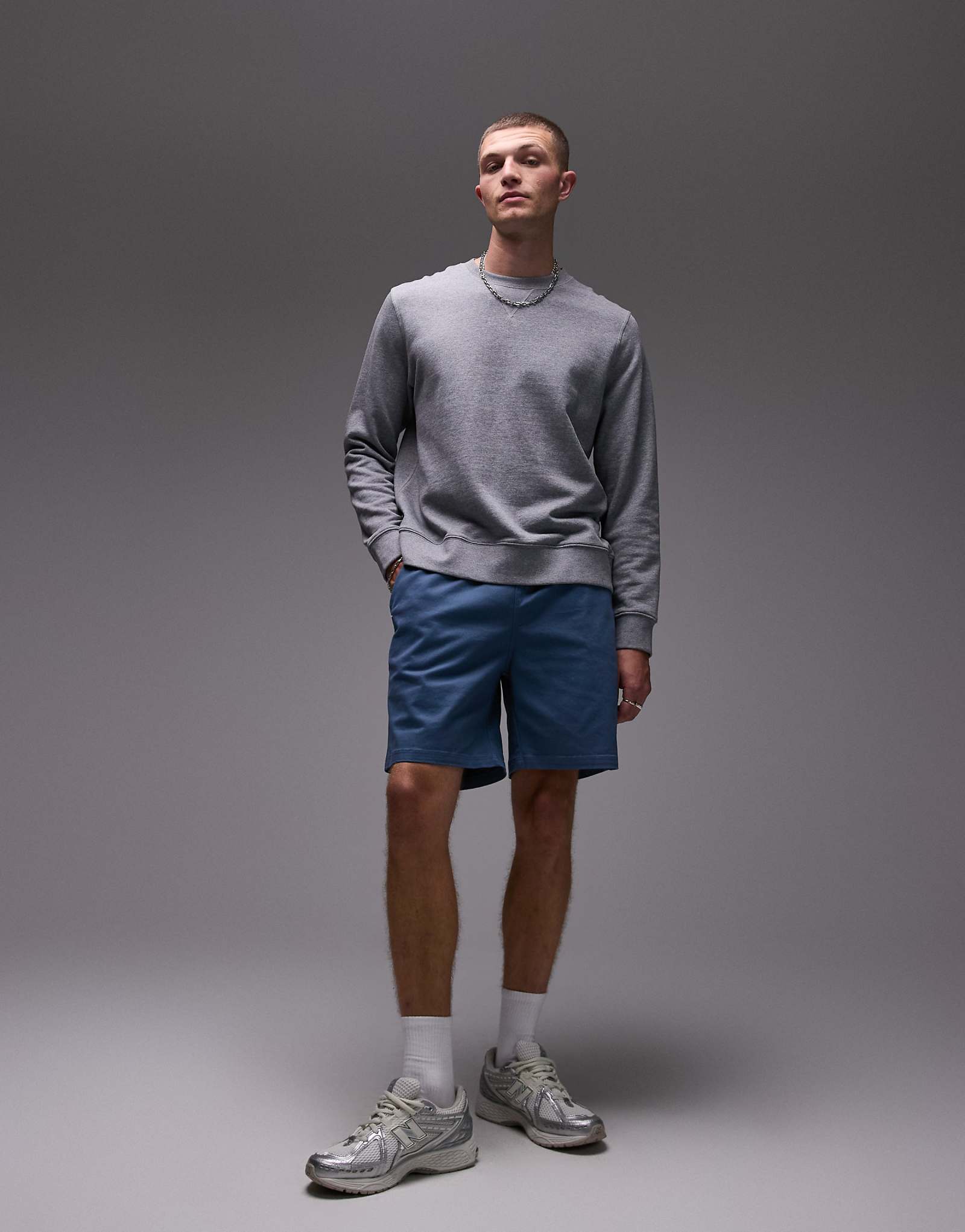 Шорты с логотипом Parlez Wilmot на завязках синего цвета