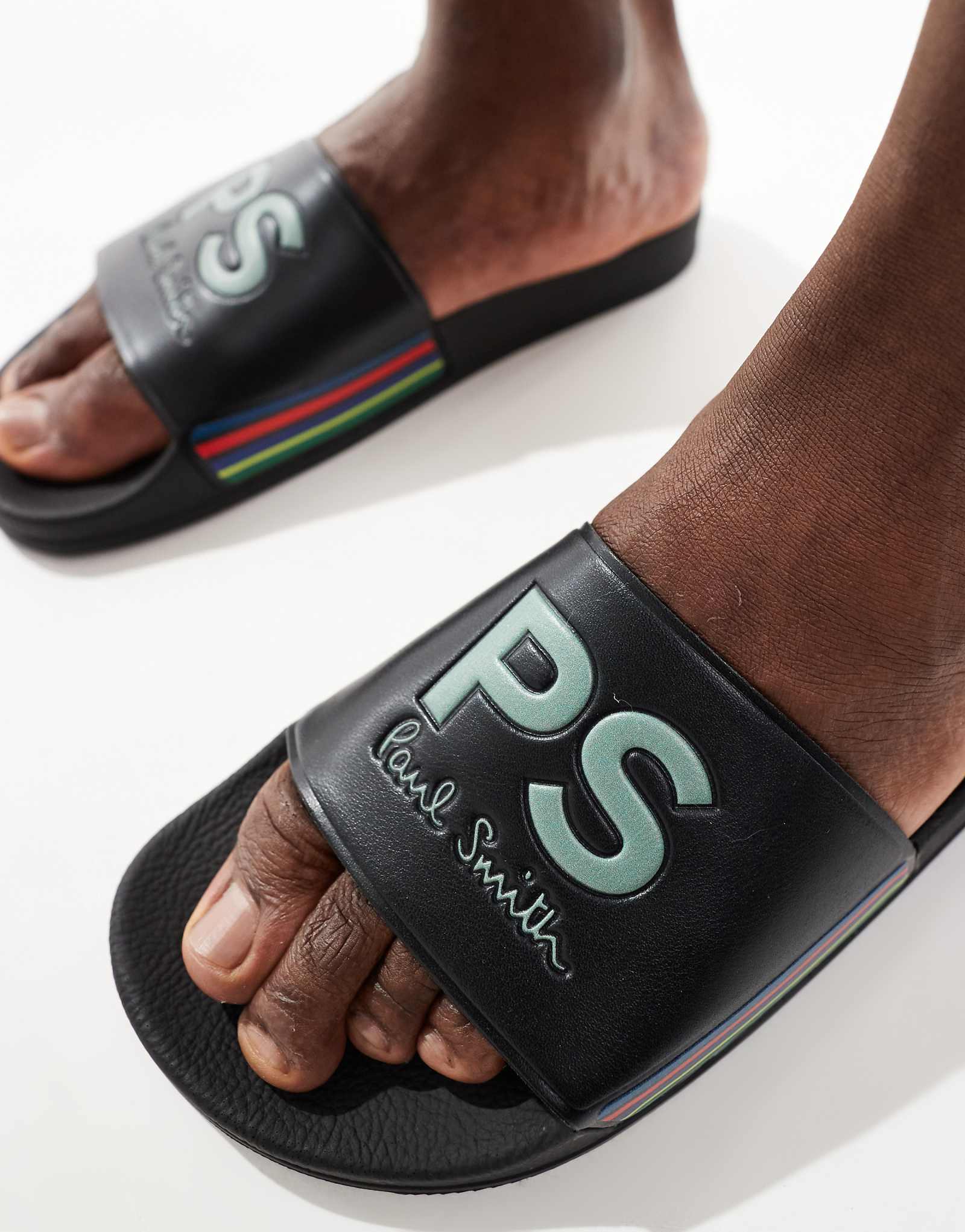 Ползунки с логотипом Paul Smith черного цвета 14290₽