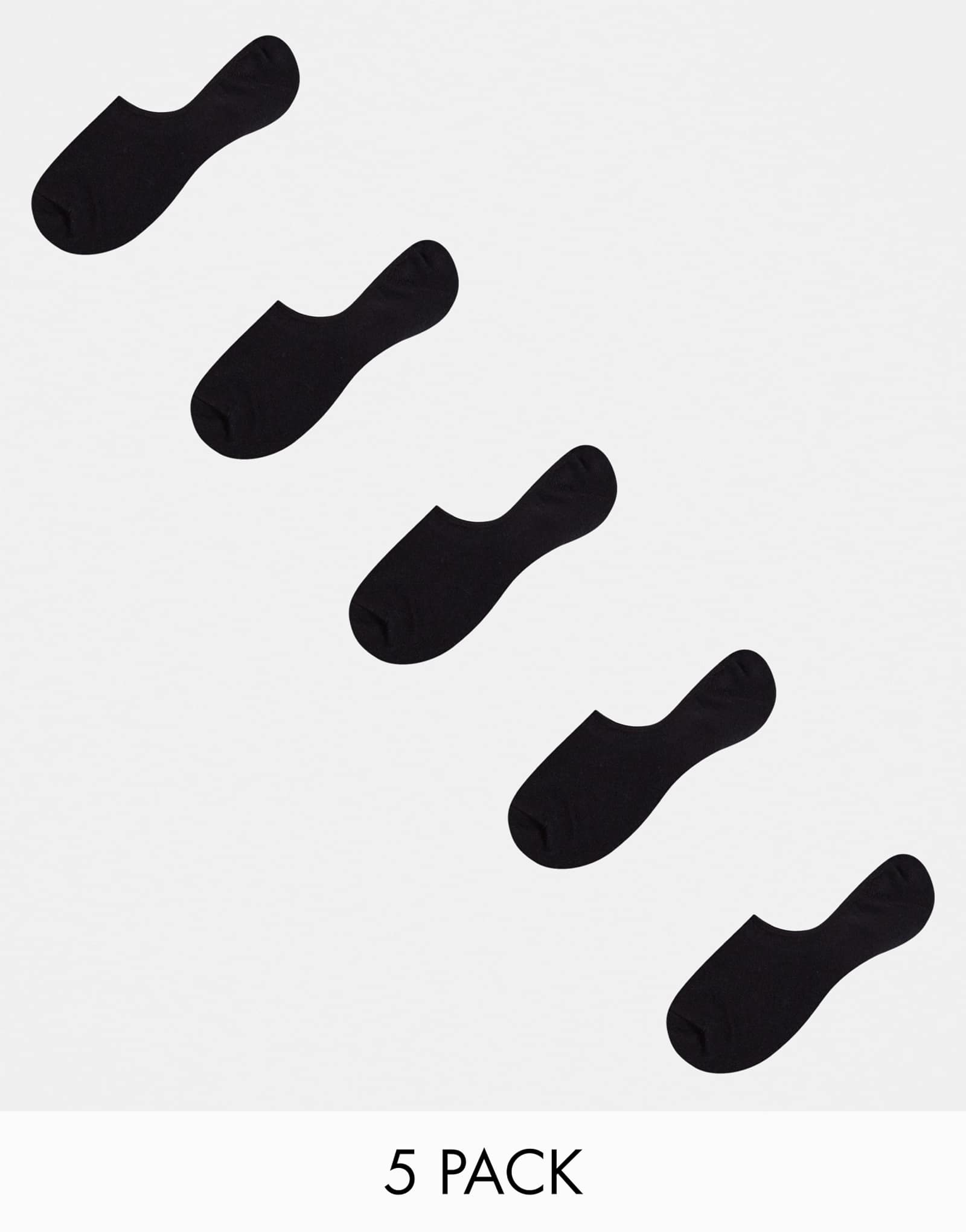 Носки-невидимки Jack -Jones 5 упаковок черного цвета 4490₽