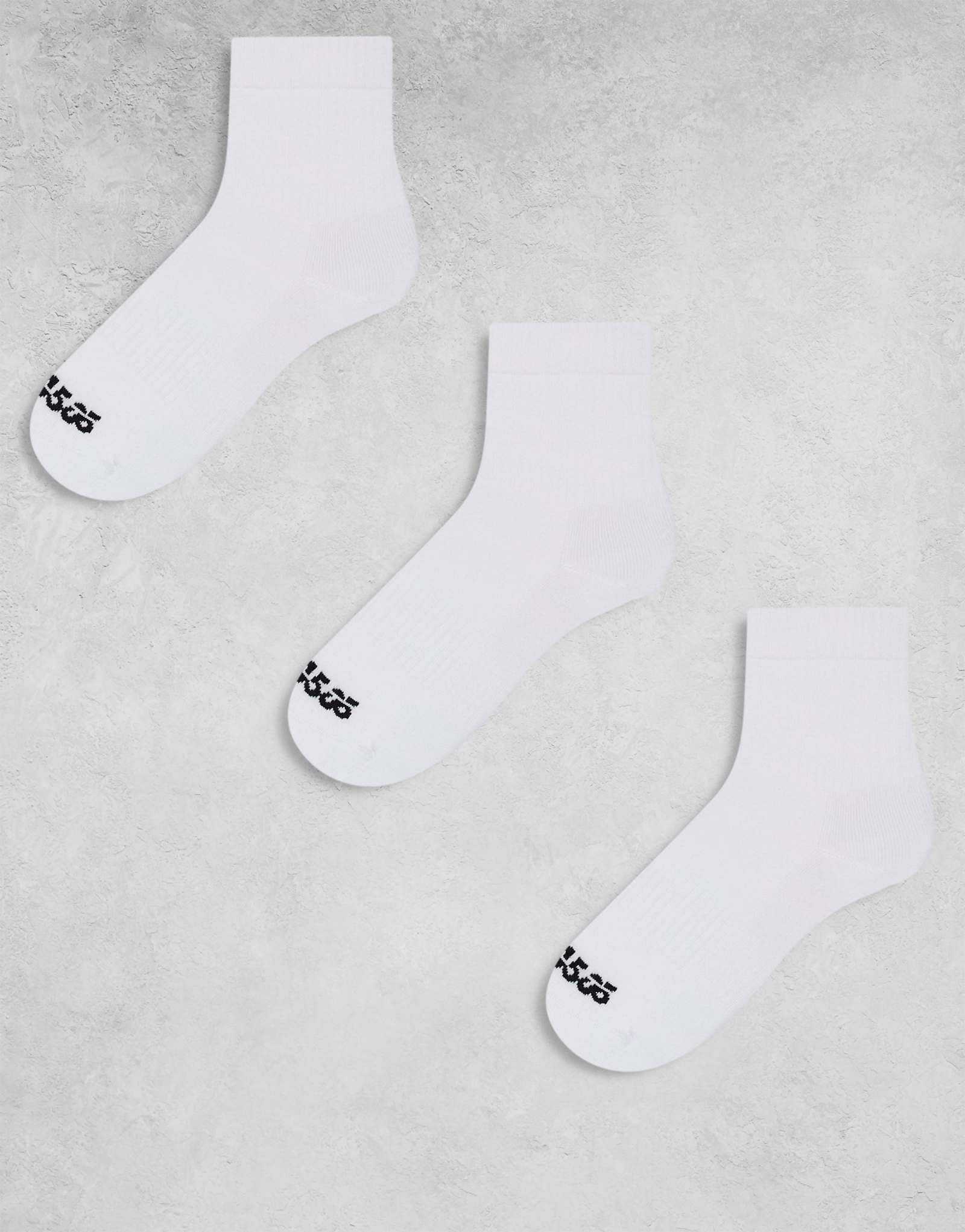 4505 Icon 3 упаковки быстросохнущих спортивных носков crew белого цвета 3490₽