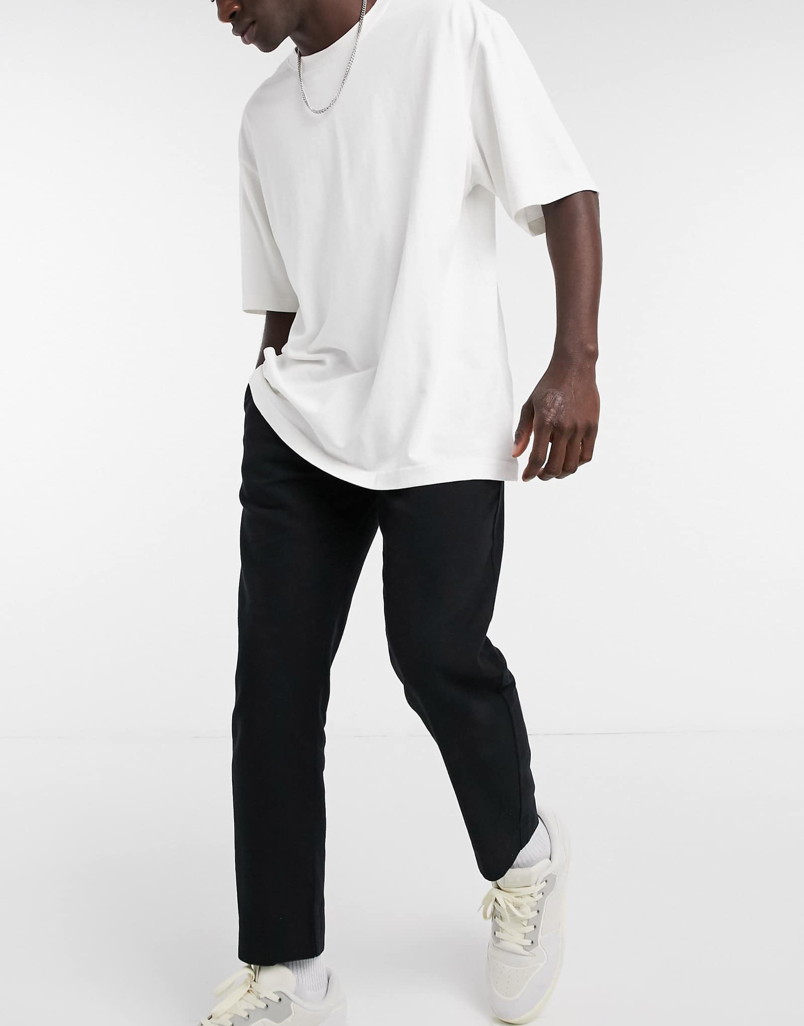 Повседневные брюки из саржи Arbus черного цвета 9090₽