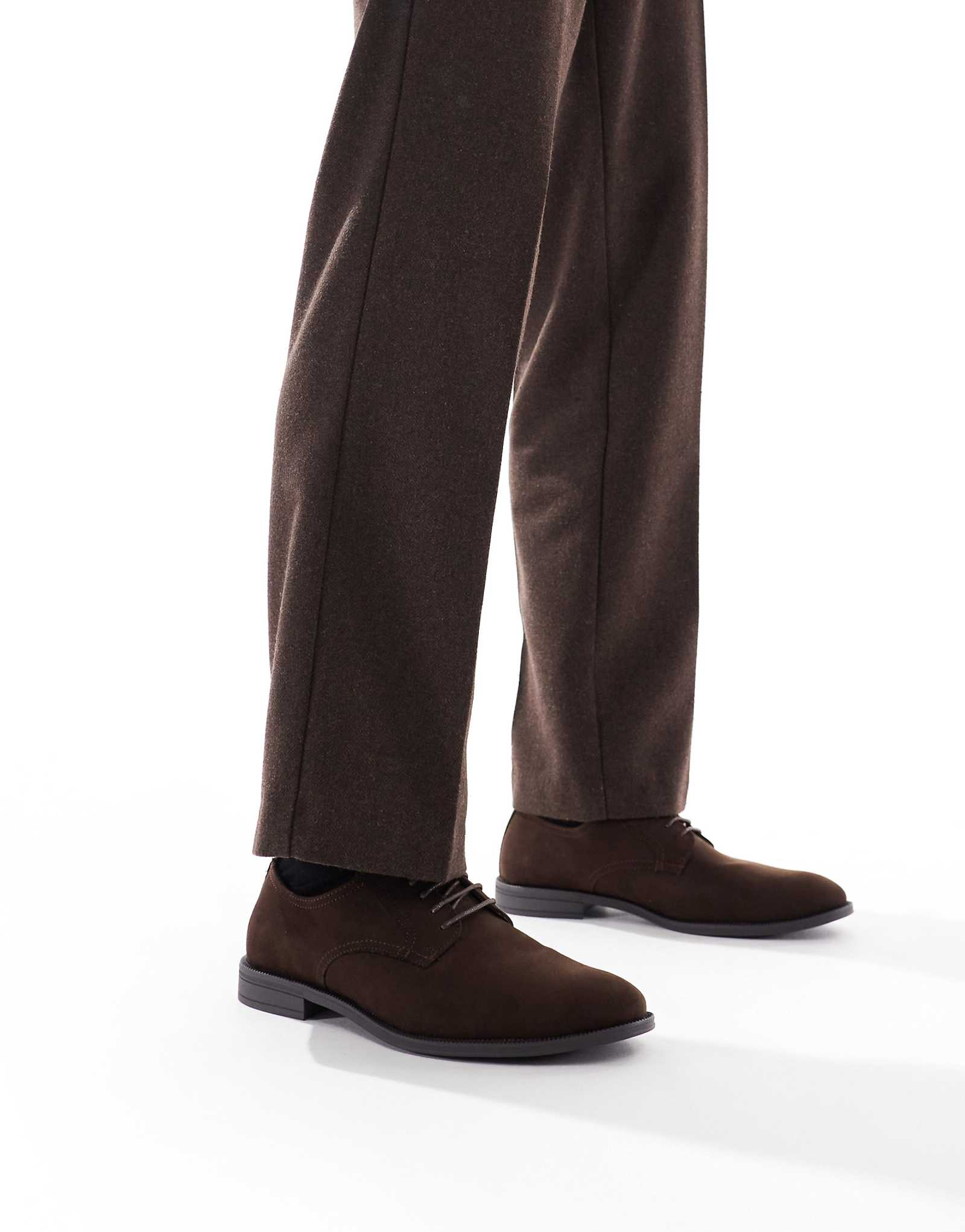 коричневые туфли-дерби от schuh Malcolm