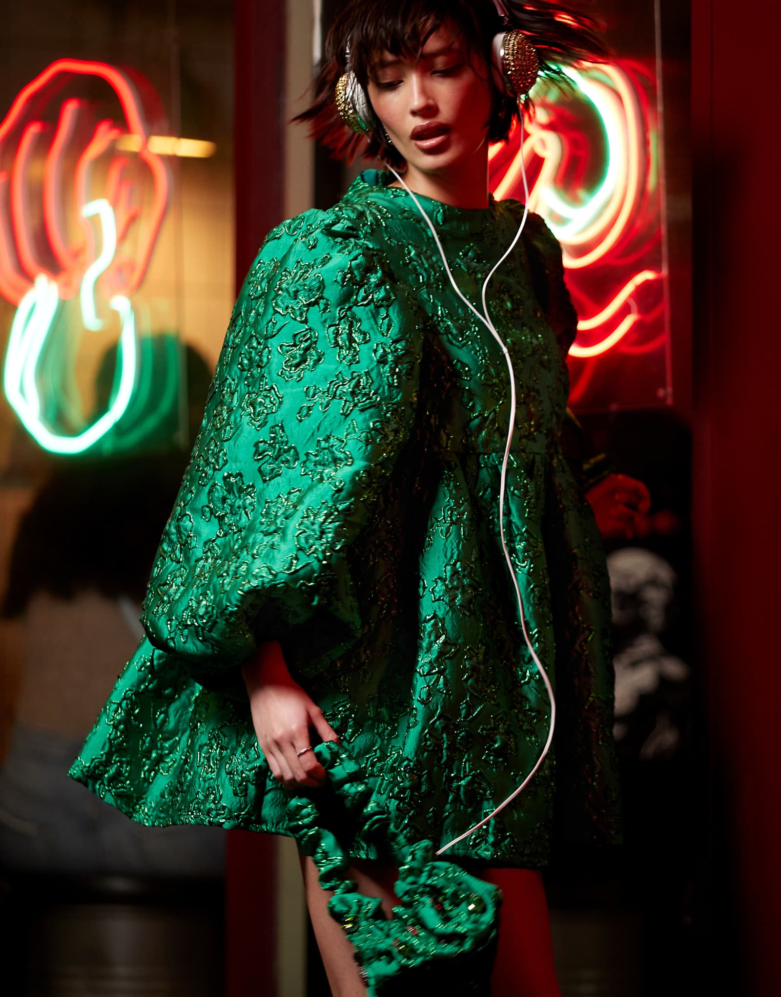 Жаккардовая сумка Dream Sister Jane из коллекции jewel green - часть комплекта