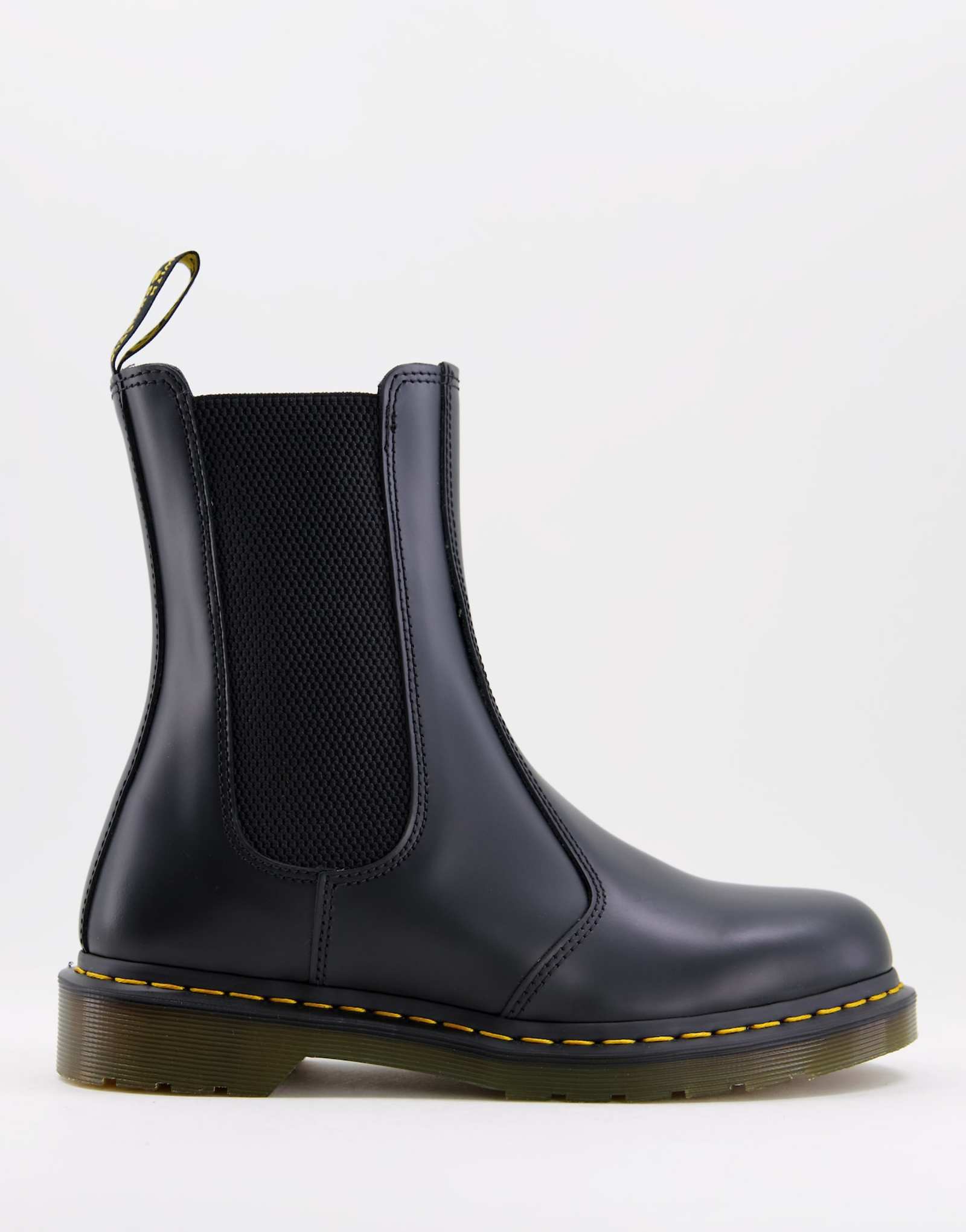 Черные гладкие ботинки Челси Dr Martens 2976 Hi 18090₽