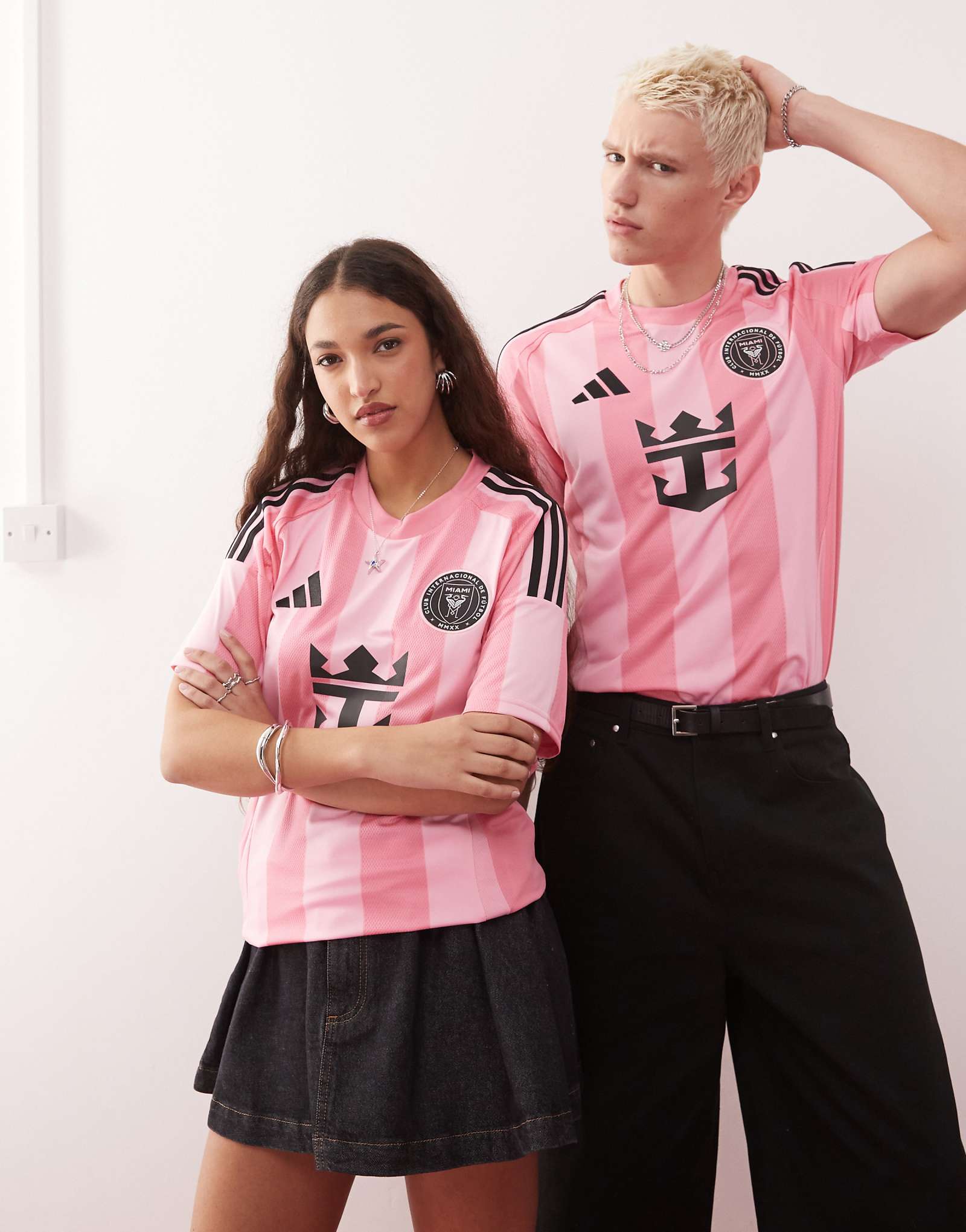 домашняя майка adidas Soccer Inter Miami 2025 розового цвета