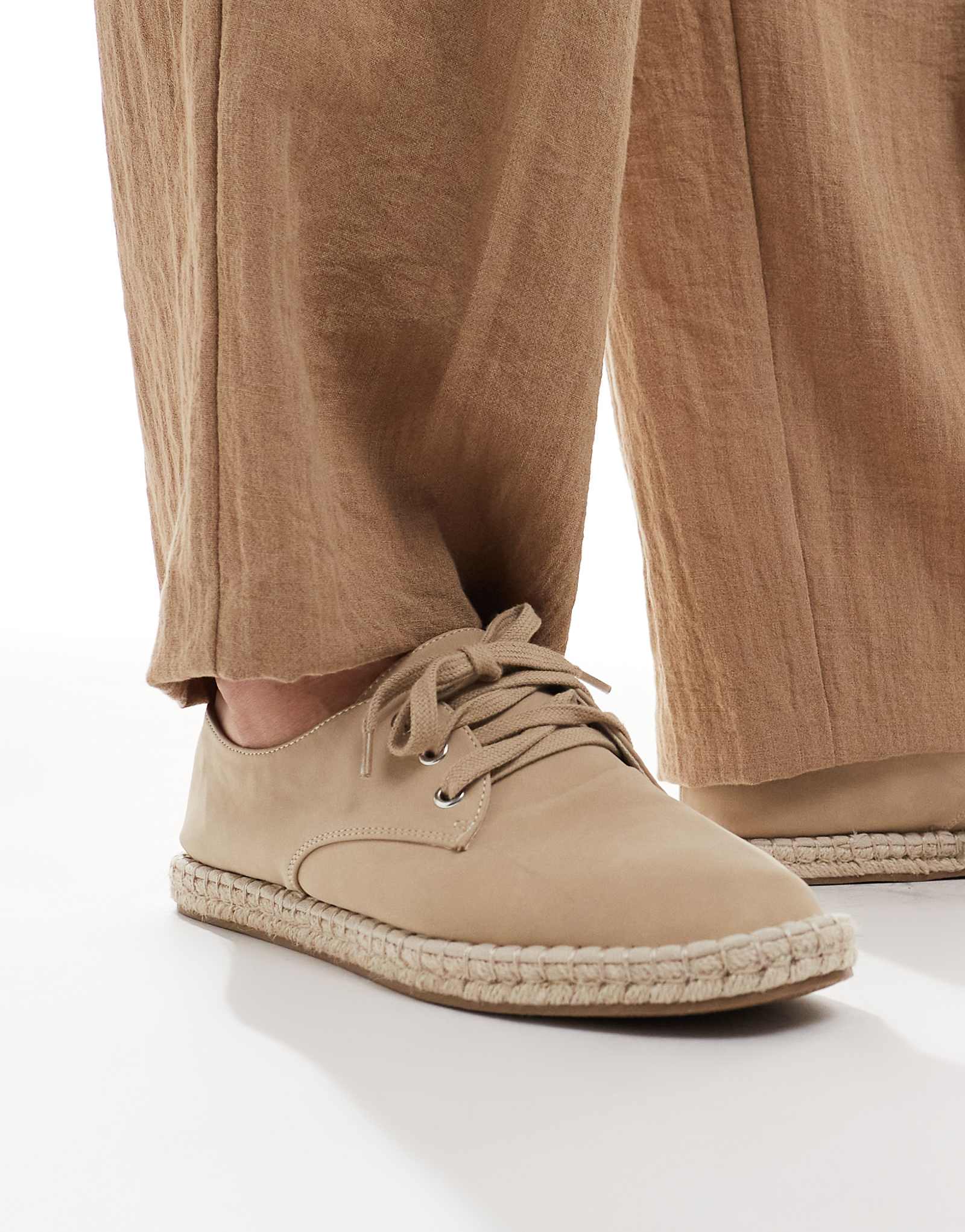 ДИЗАЙНЕРСКИЕ эспадрильи ASOS на шнуровке из камня 4290₽