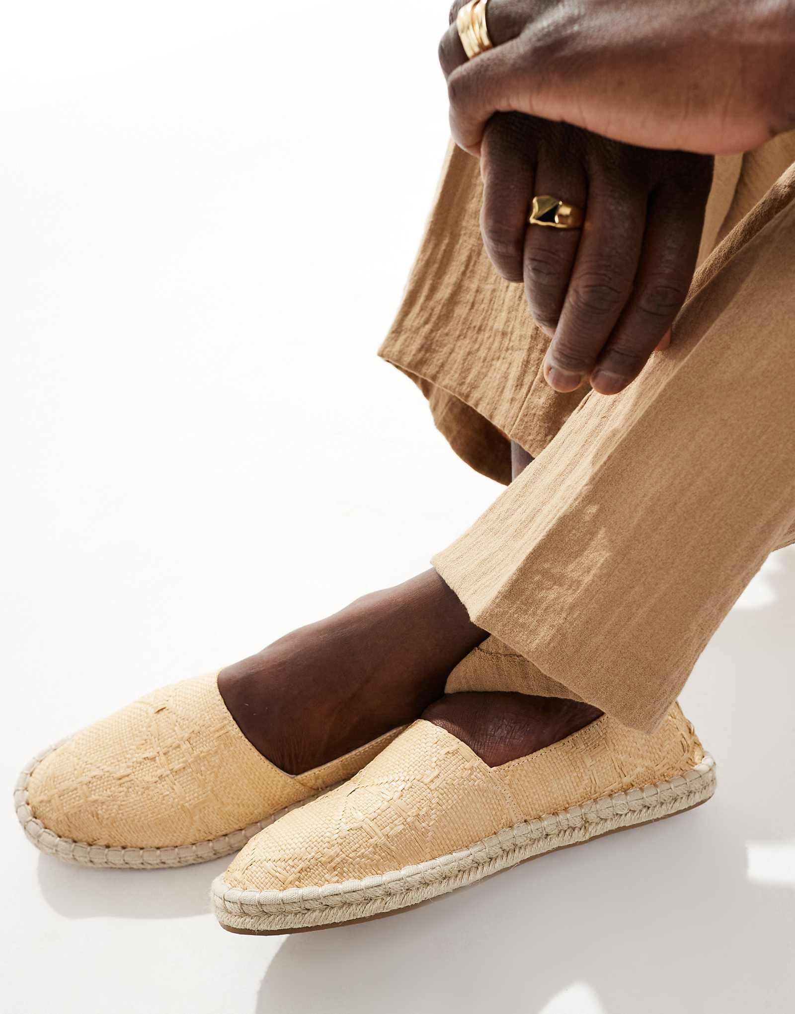 ДИЗАЙНЕРСКИЕ эспадрильи ASOS с плетением из камня 2290₽