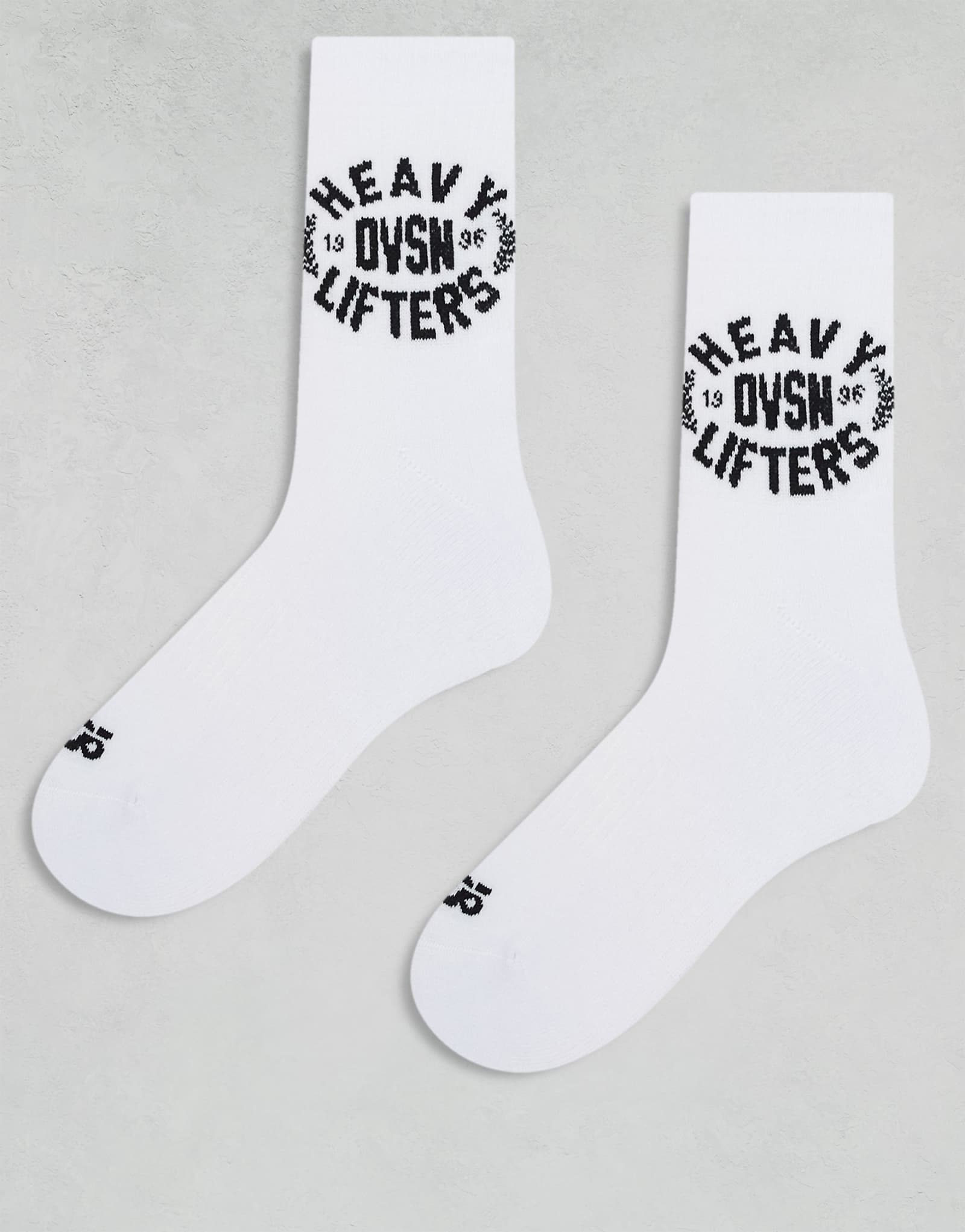 4505 носки для тренировок тяжелоатлетов с графическим рисунком 2 упаковки белого цвета 2890₽