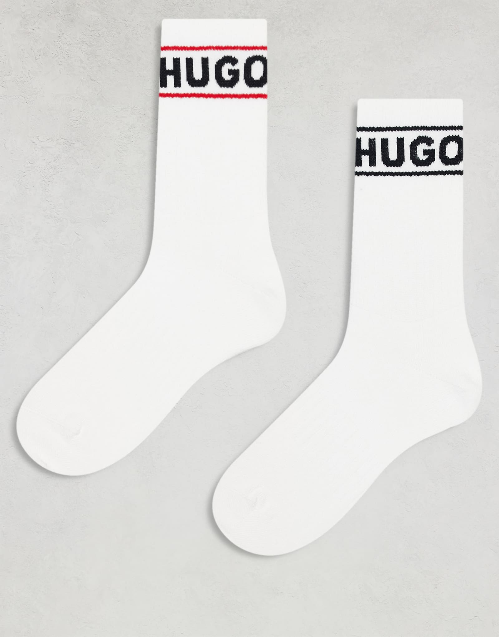 HUGO Bodywear 3 упаковки носков с логотипом на щиколотке белого цвета 2990₽