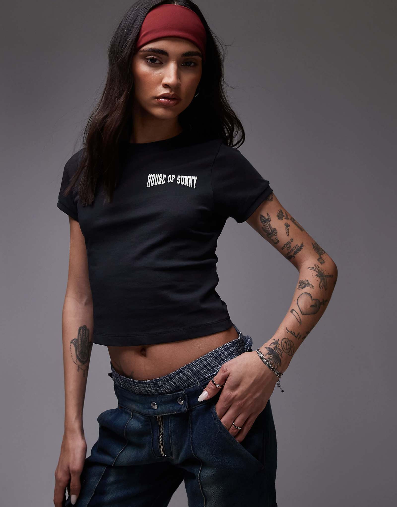 Детская футболка House of Sunny Hackney черного цвета 18190₽