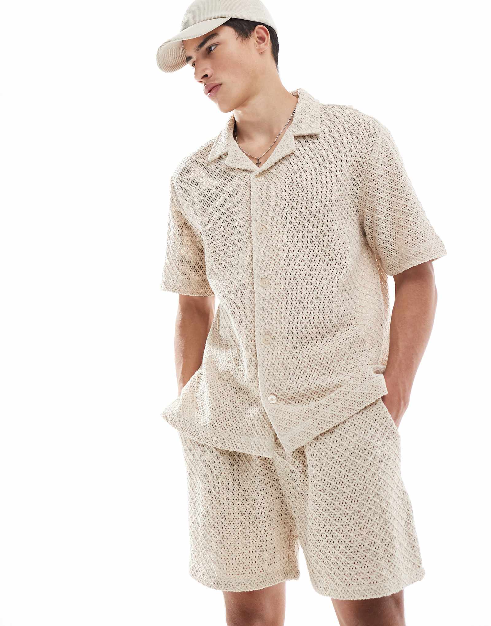 Трикотажные шорты Goldsboro resort коричневого цвета 7390₽