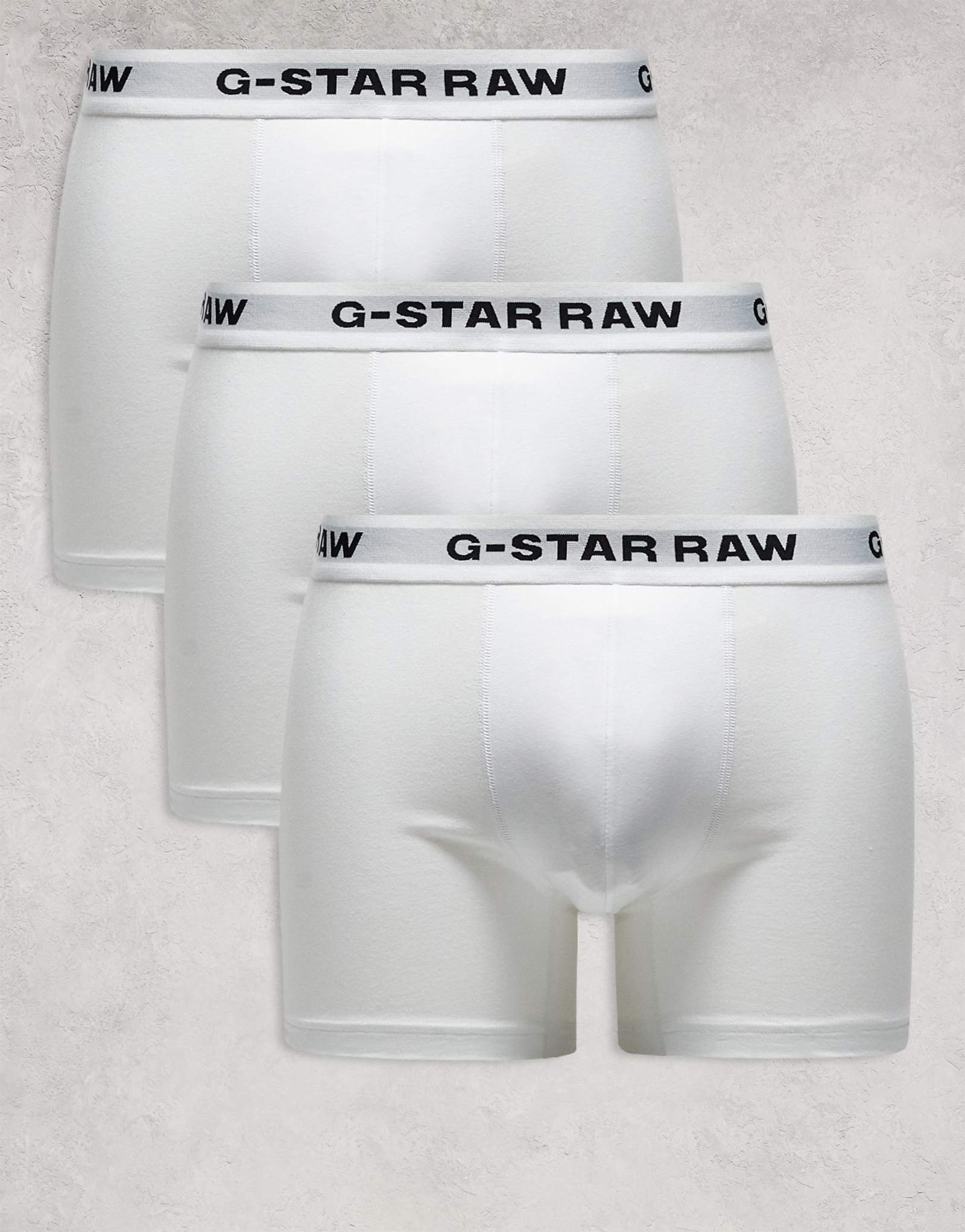 Трусы-боксеры G-Star 3 pack белого цвета 10190₽