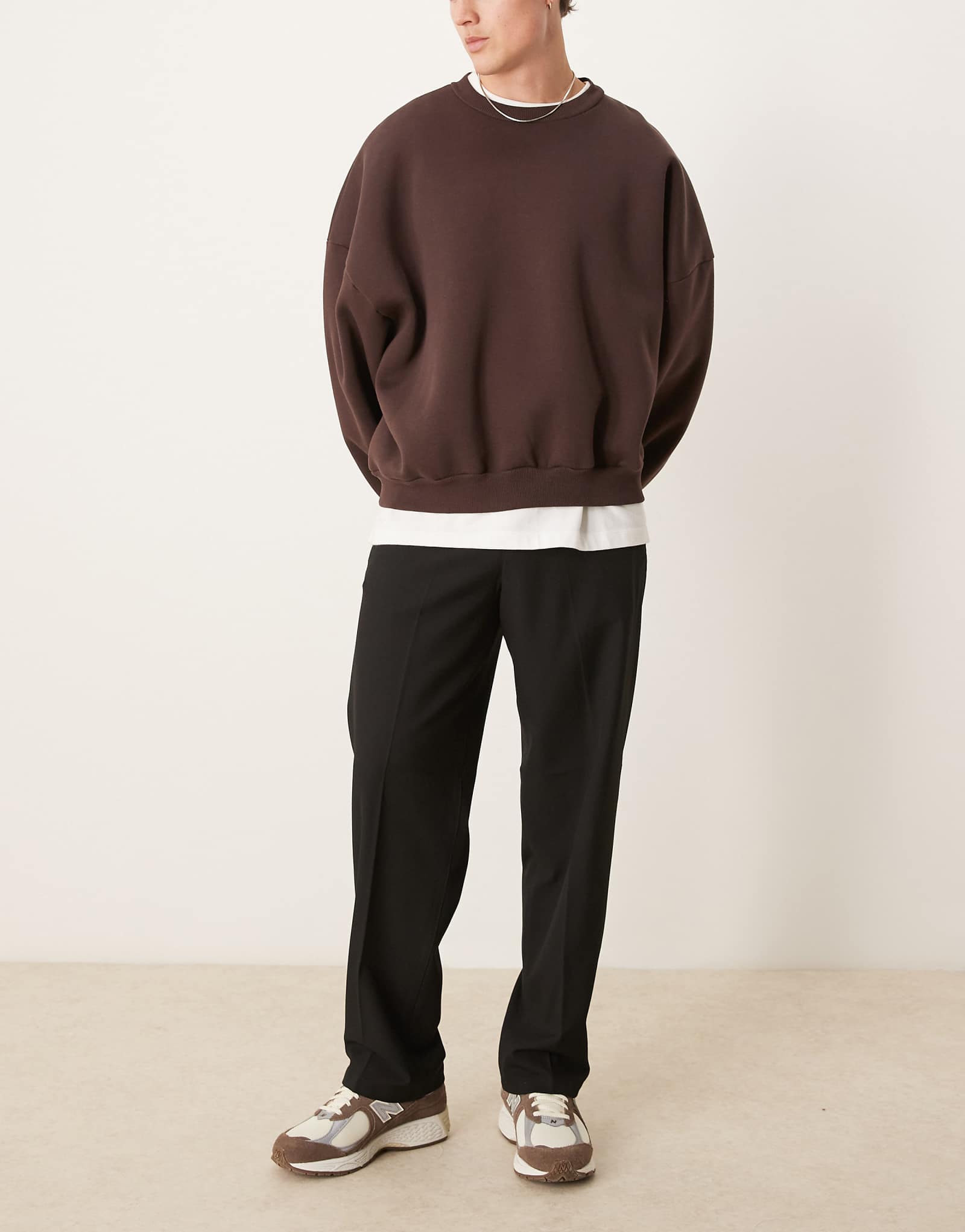 Выбранные брюки свободного кроя Homme Robert черного цвета 19390₽