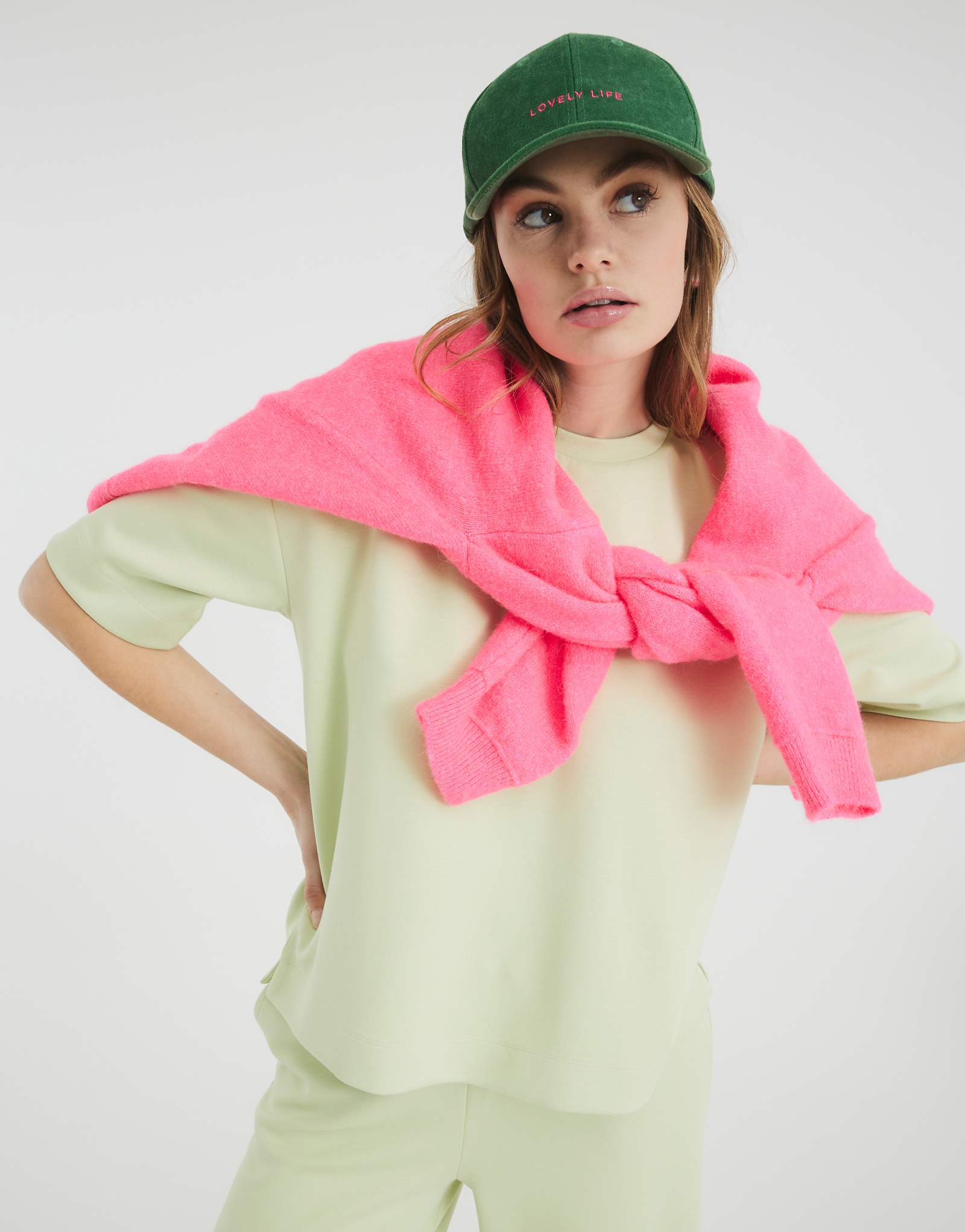 Облегающая футболка River Island зеленого цвета 14690₽