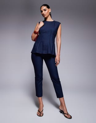 Джинсовые брюки-капри River Island темно-синего цвета - часть комплекта 