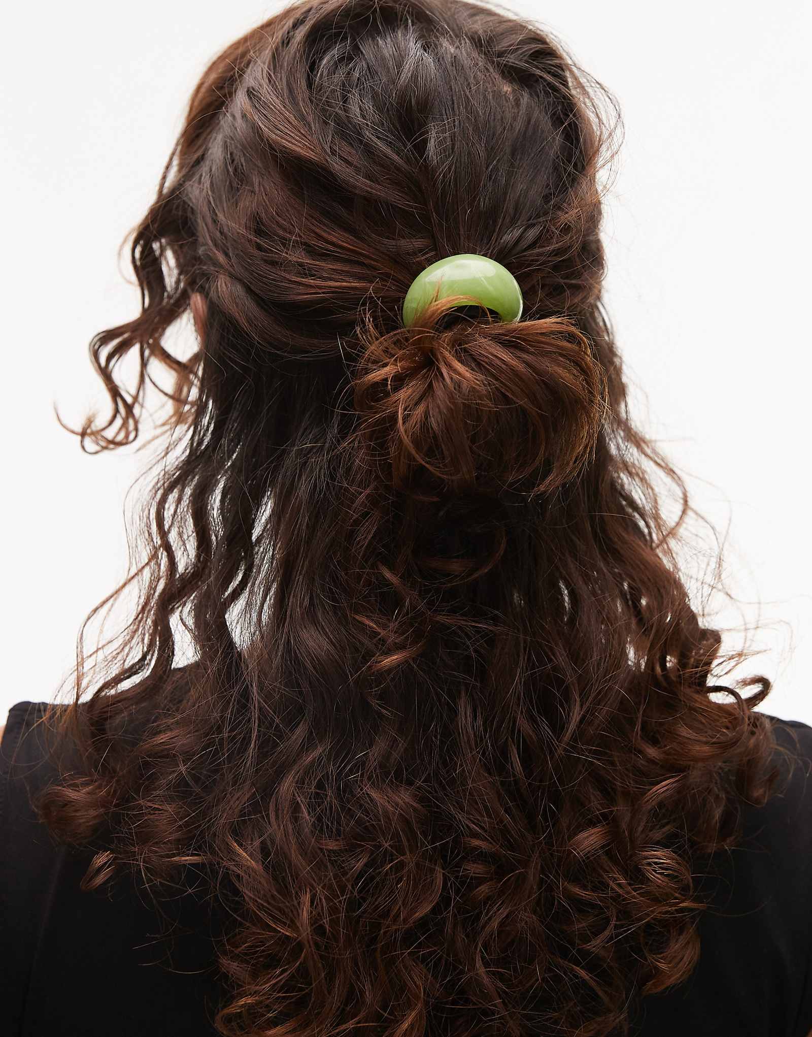 Манжета для волос Topshop Holly из зеленой смолы 2590₽