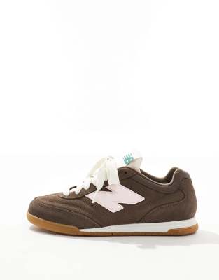 Женские кроссовки New Balance RC42 коричневого и розового цветов с резиновой подошвой - эксклюзивно для ASOS