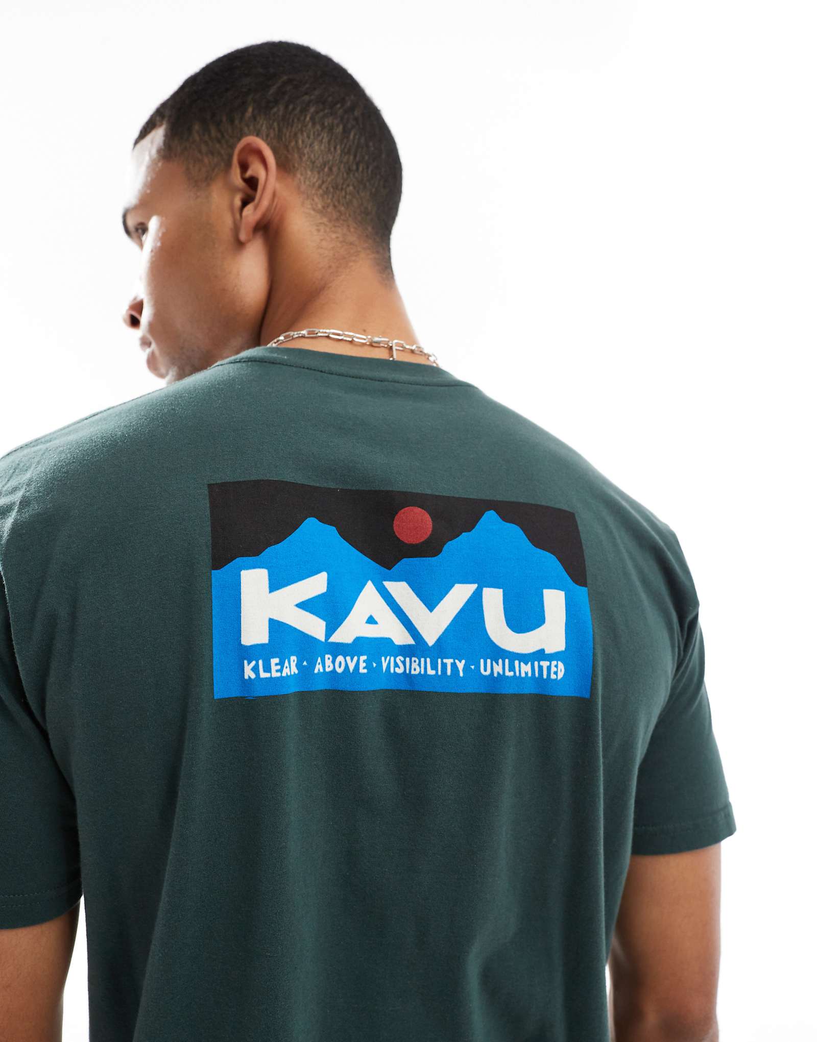 Зеленая футболка с рисунком Kavu Klear Above Etch Art 11190₽