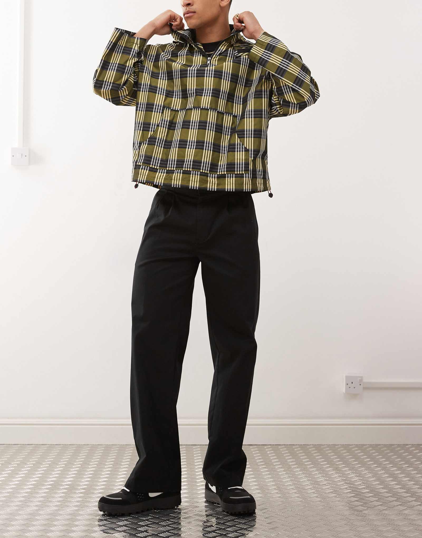 Рабочие брюки в складку Dickies Unionville черного цвета