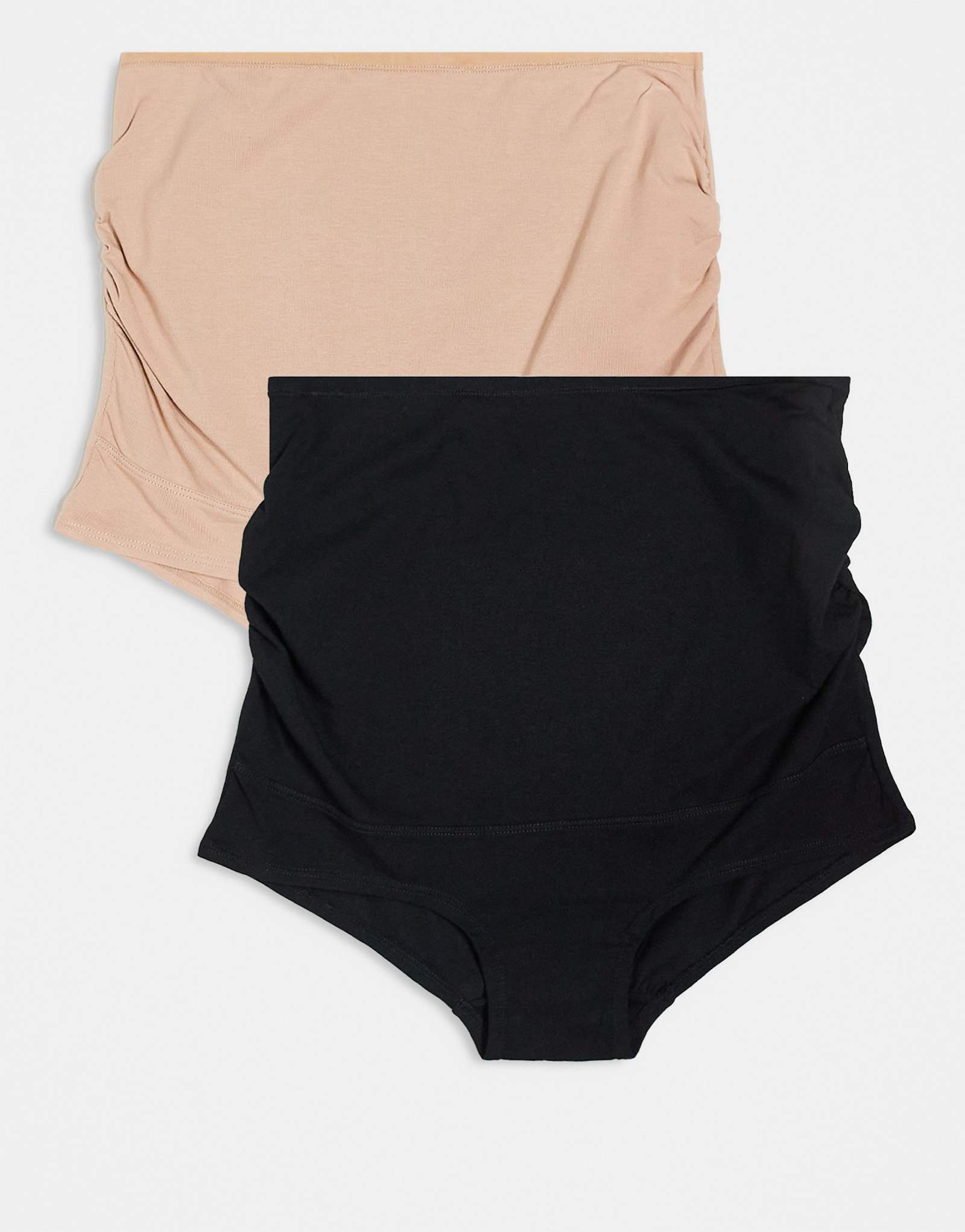 Трусы для беременных Lindex из 3 упаковок черного/бежевого цвета