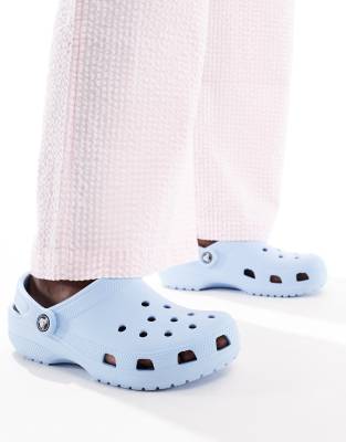 Классические сабо Crocs унисекс синего кальцитового цвета