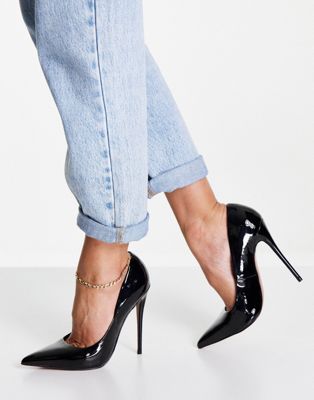 Черные туфли на шпильке ASOS DESIGN Passion