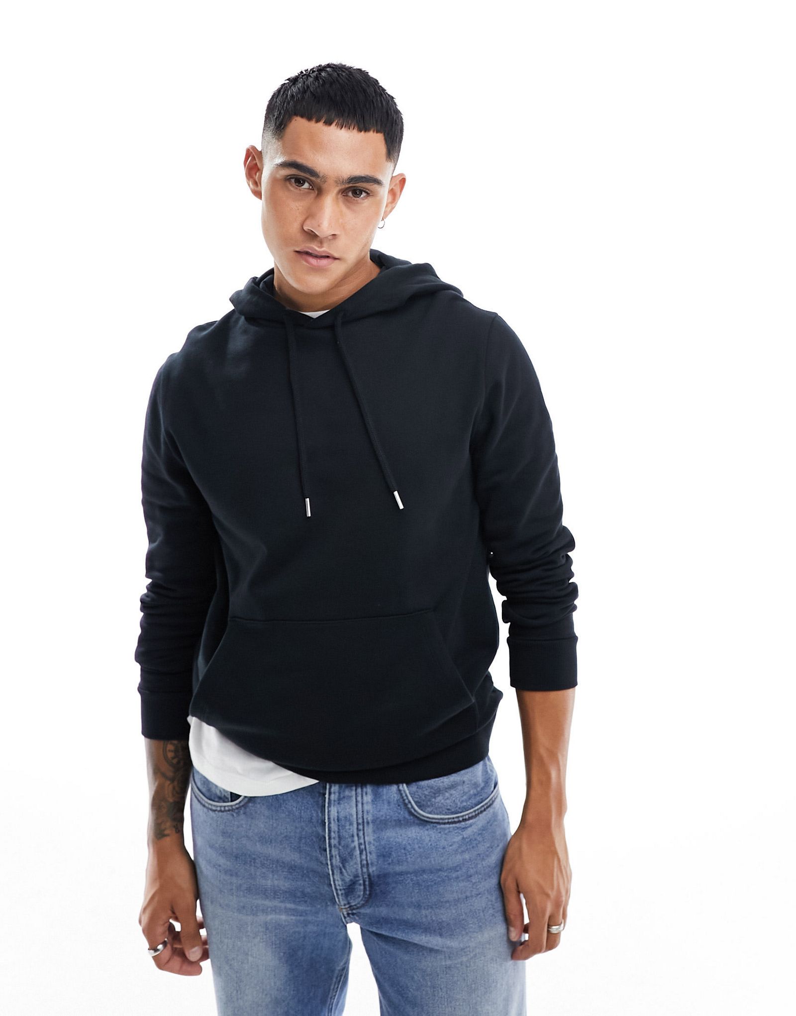 Черное худи ASOS DESIGN 5690₽